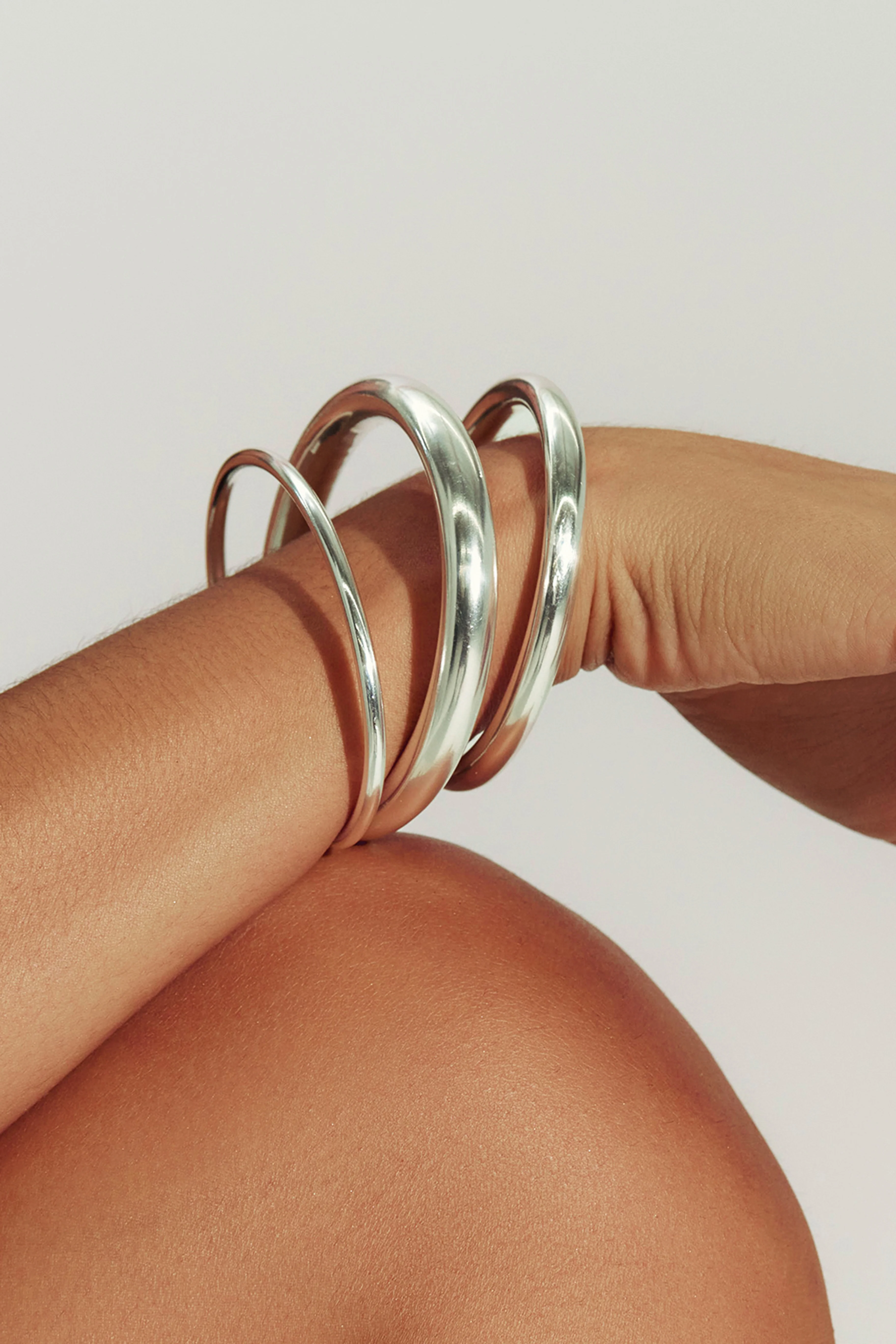 Silver Baby Cuff Bracelet - Image 3