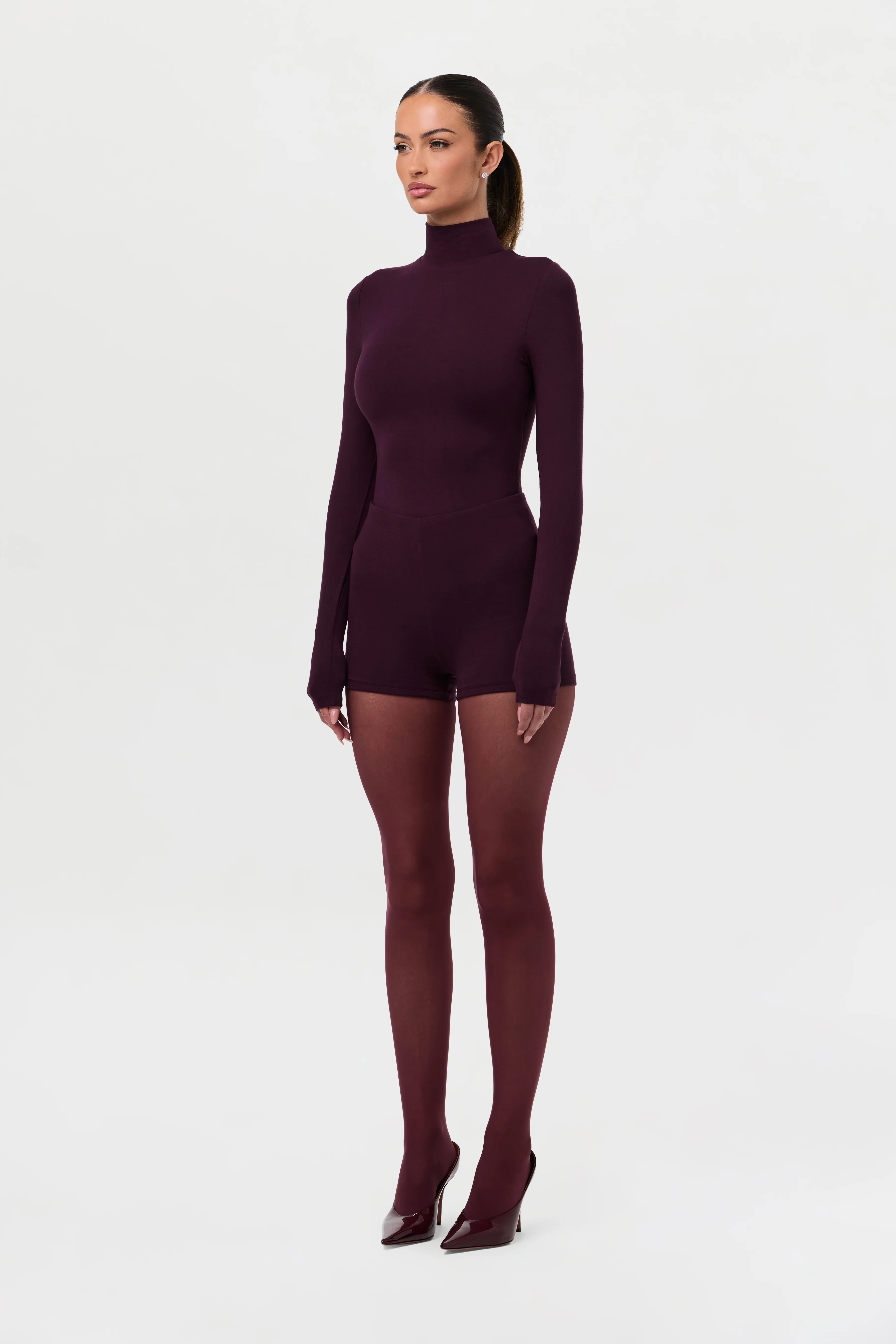 Butter Turtleneck Contour Bodysuit - Image 49