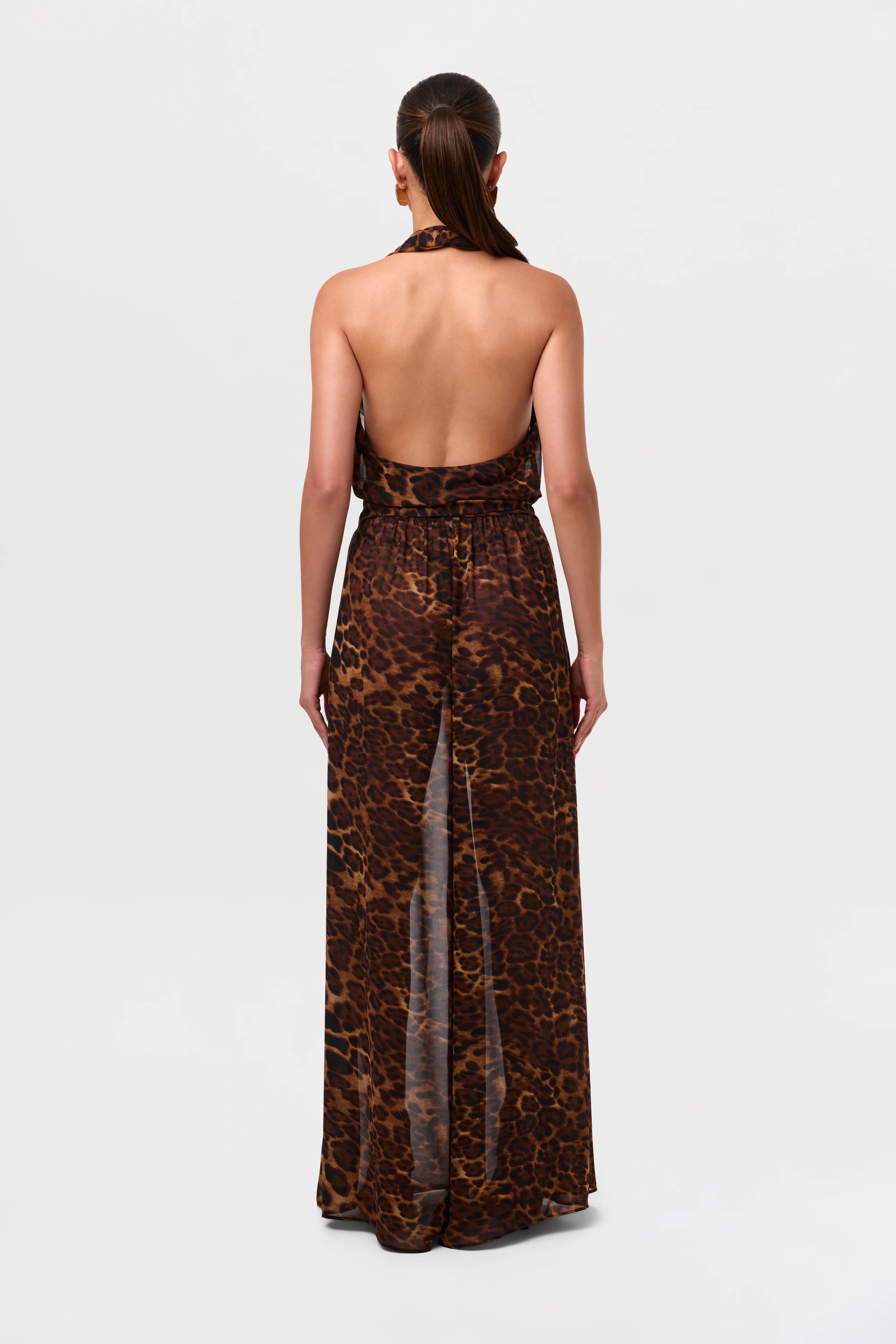 Chiffon Wide Leg Pants - Image 3