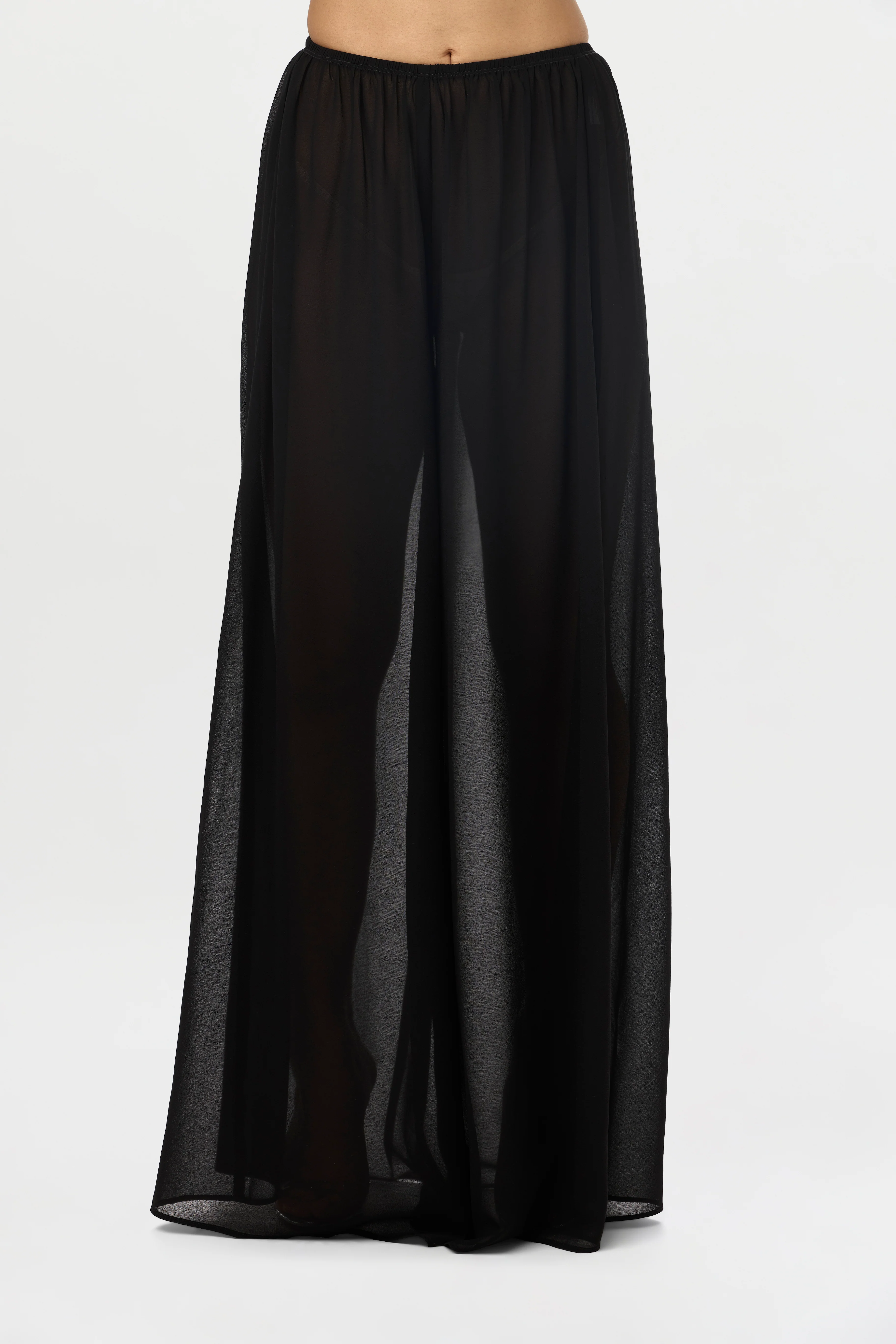 Chiffon Wide Leg Pants - Image 5