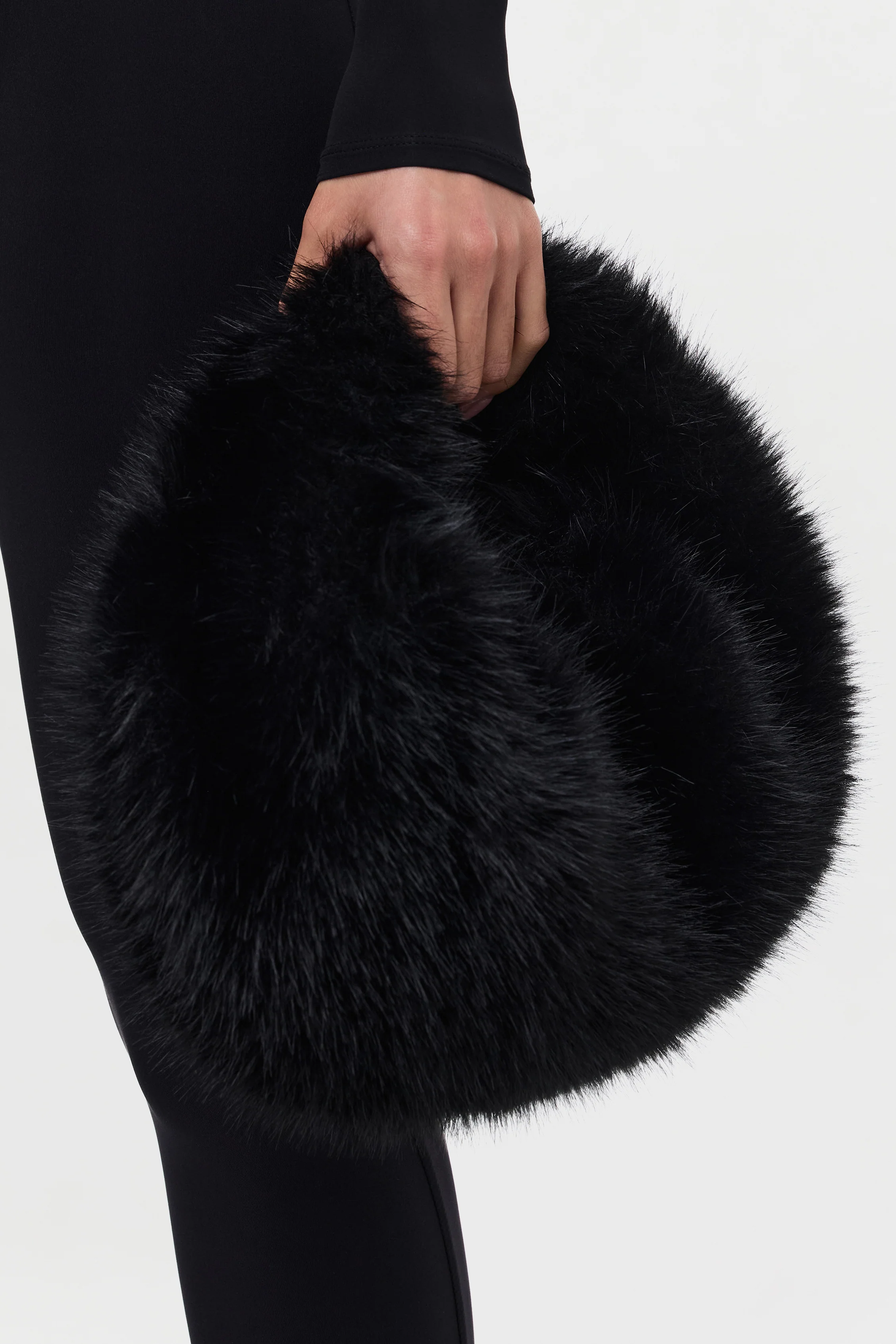 Faux Fur Plush Mini Bag - Image 10