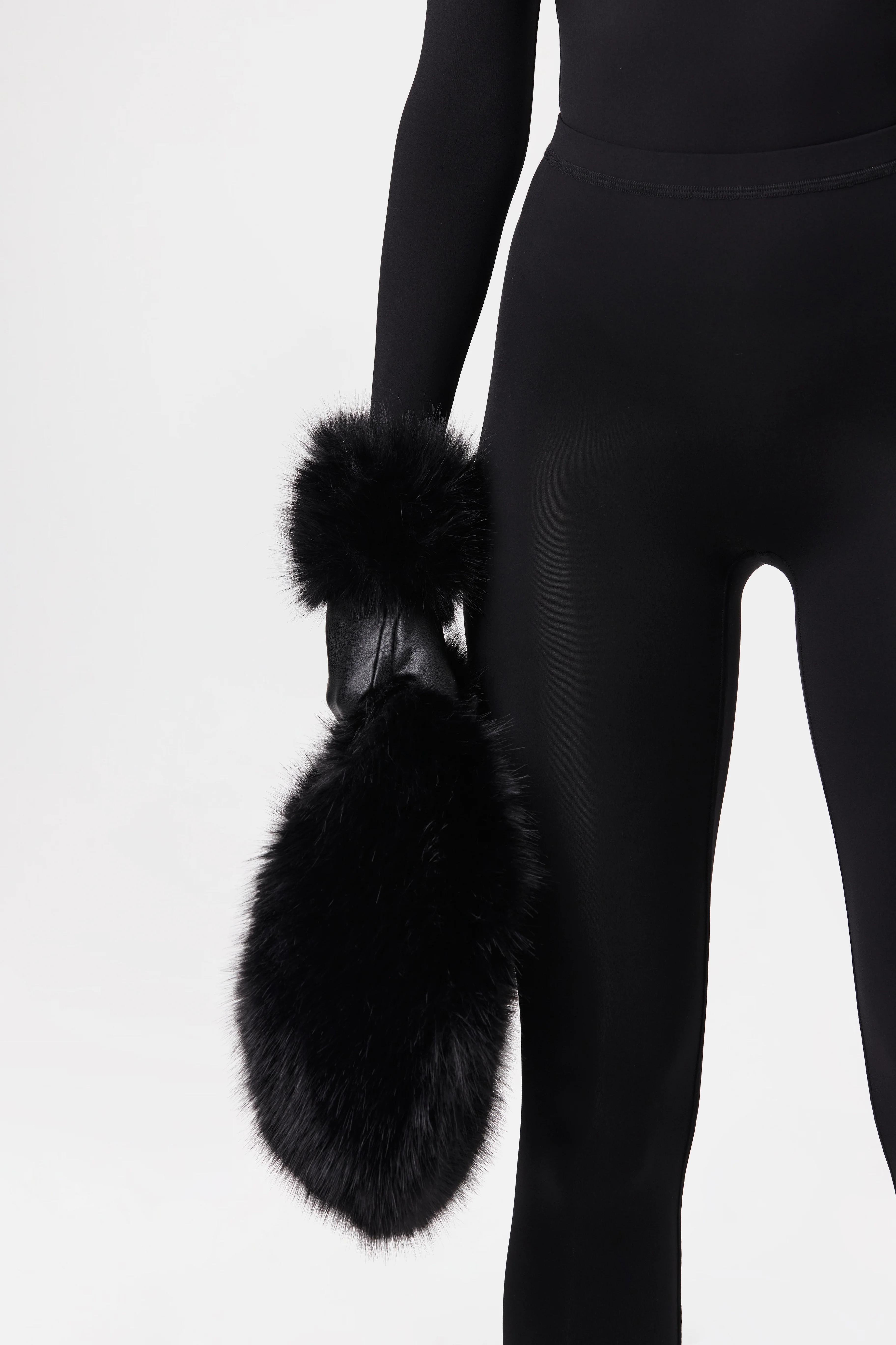 Faux Fur Plush Mini Bag - Image 12