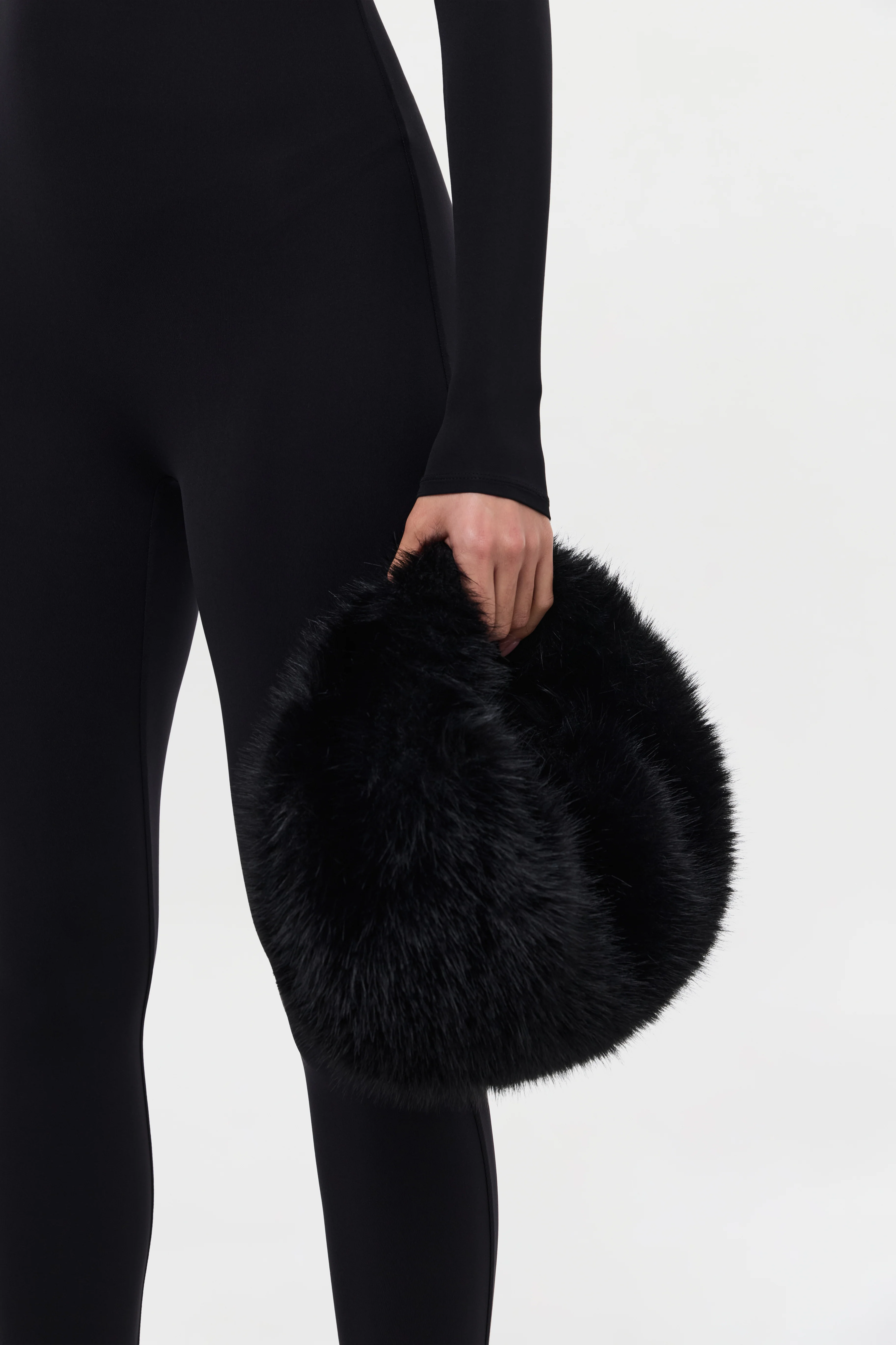 Faux Fur Plush Mini Bag - Image 15