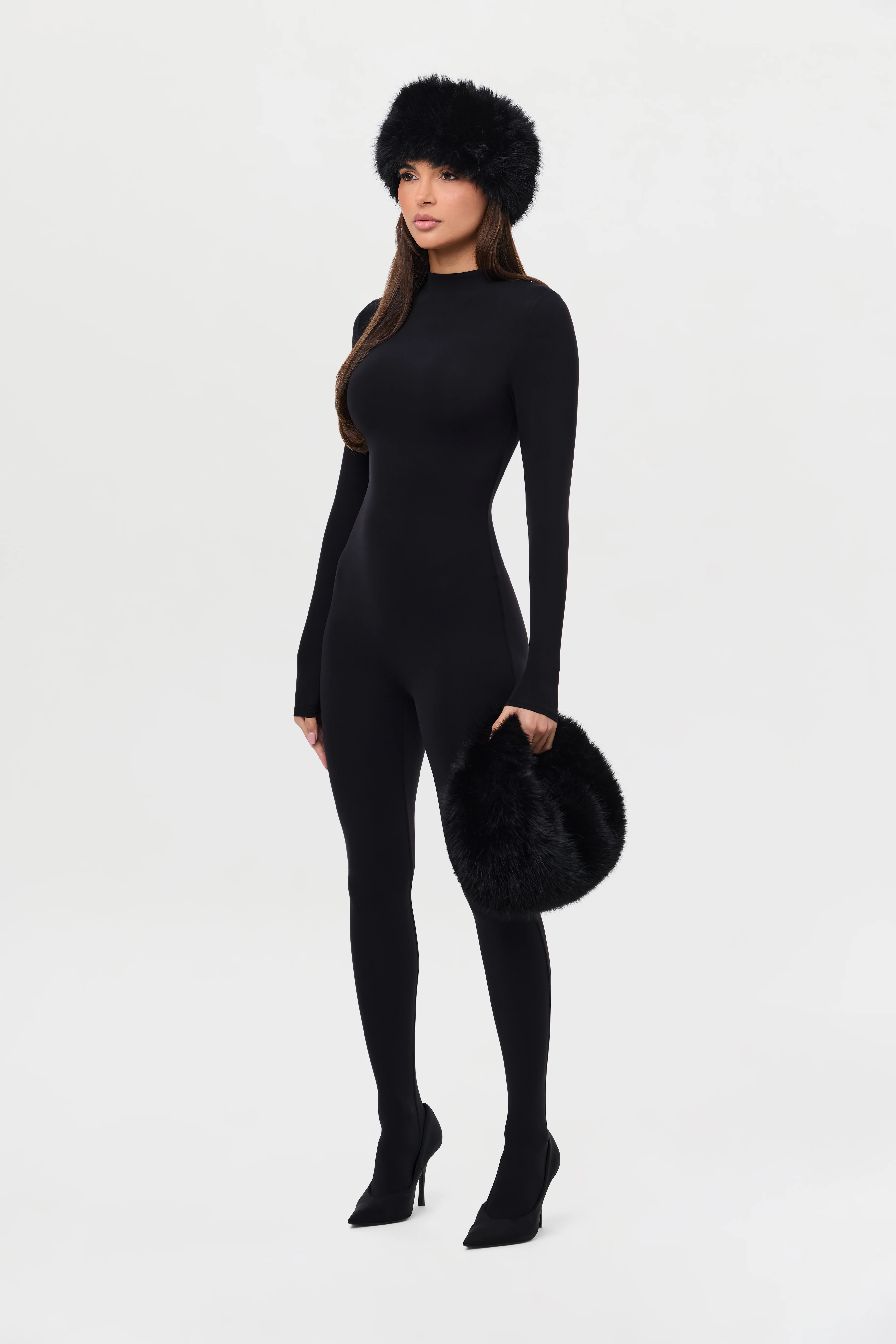 Faux Fur Plush Mini Bag - Image 17