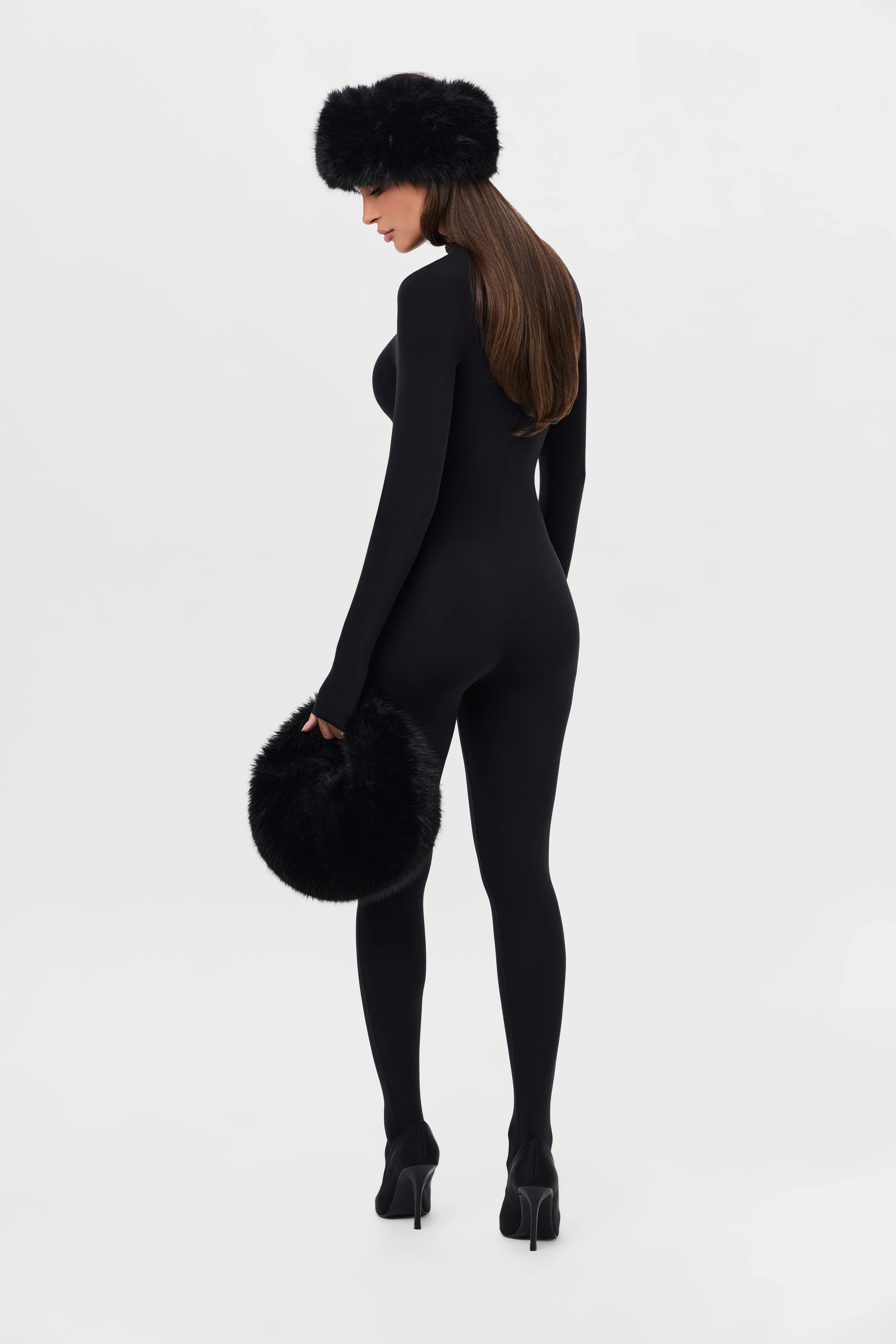 Faux Fur Plush Mini Bag - Image 18