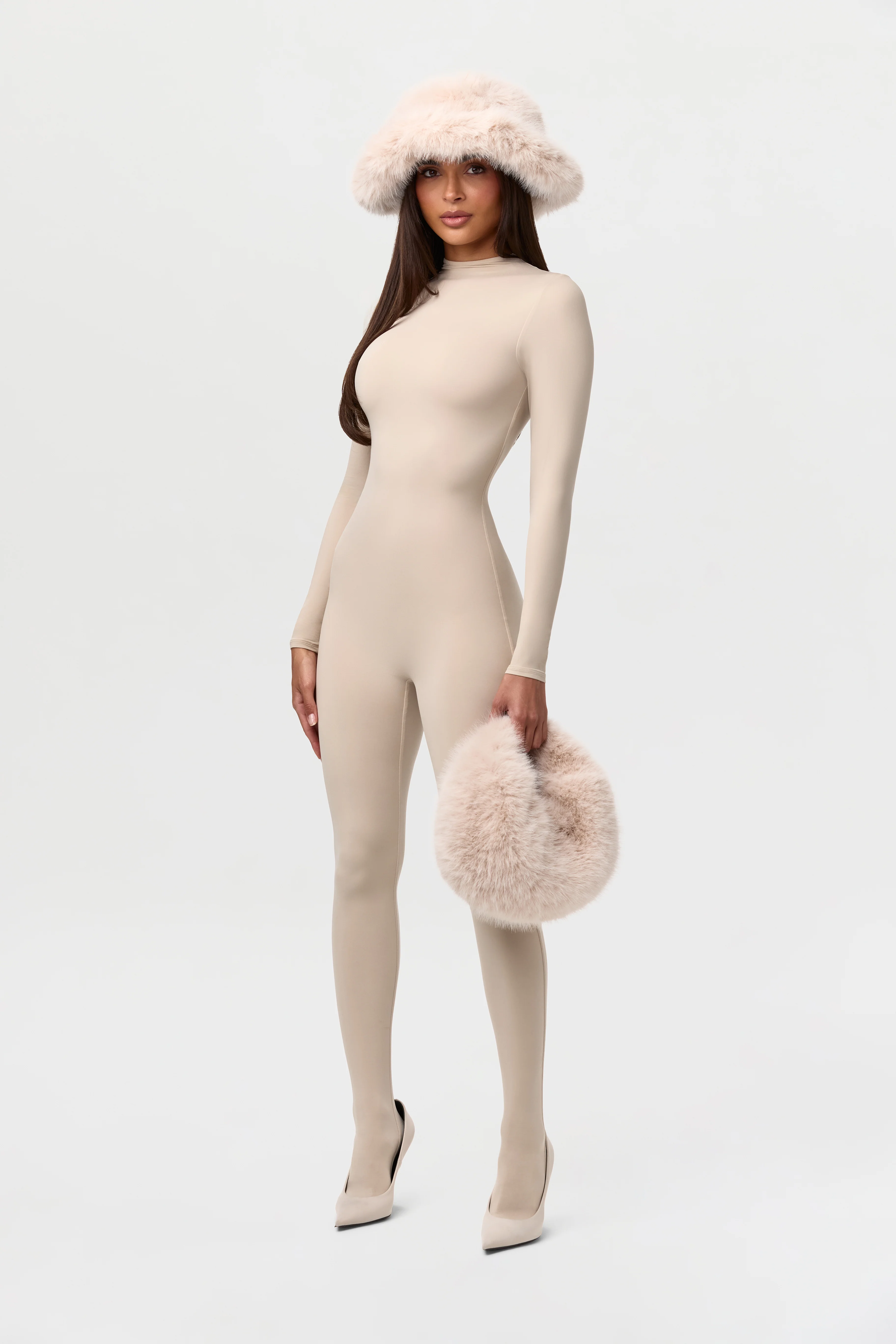 Faux Fur Plush Mini Bag - Image 24