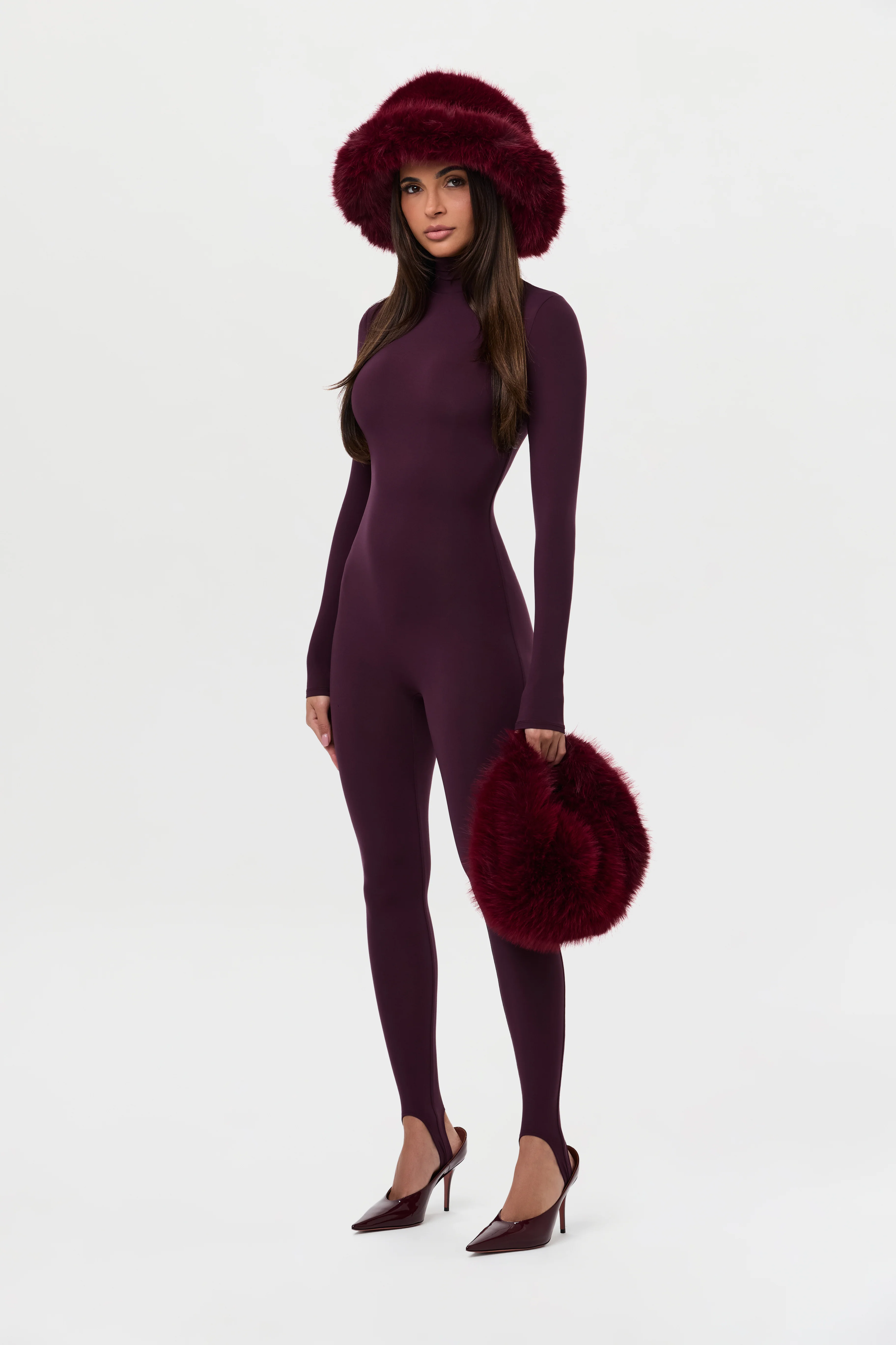 Faux Fur Plush Mini Bag - Image 35