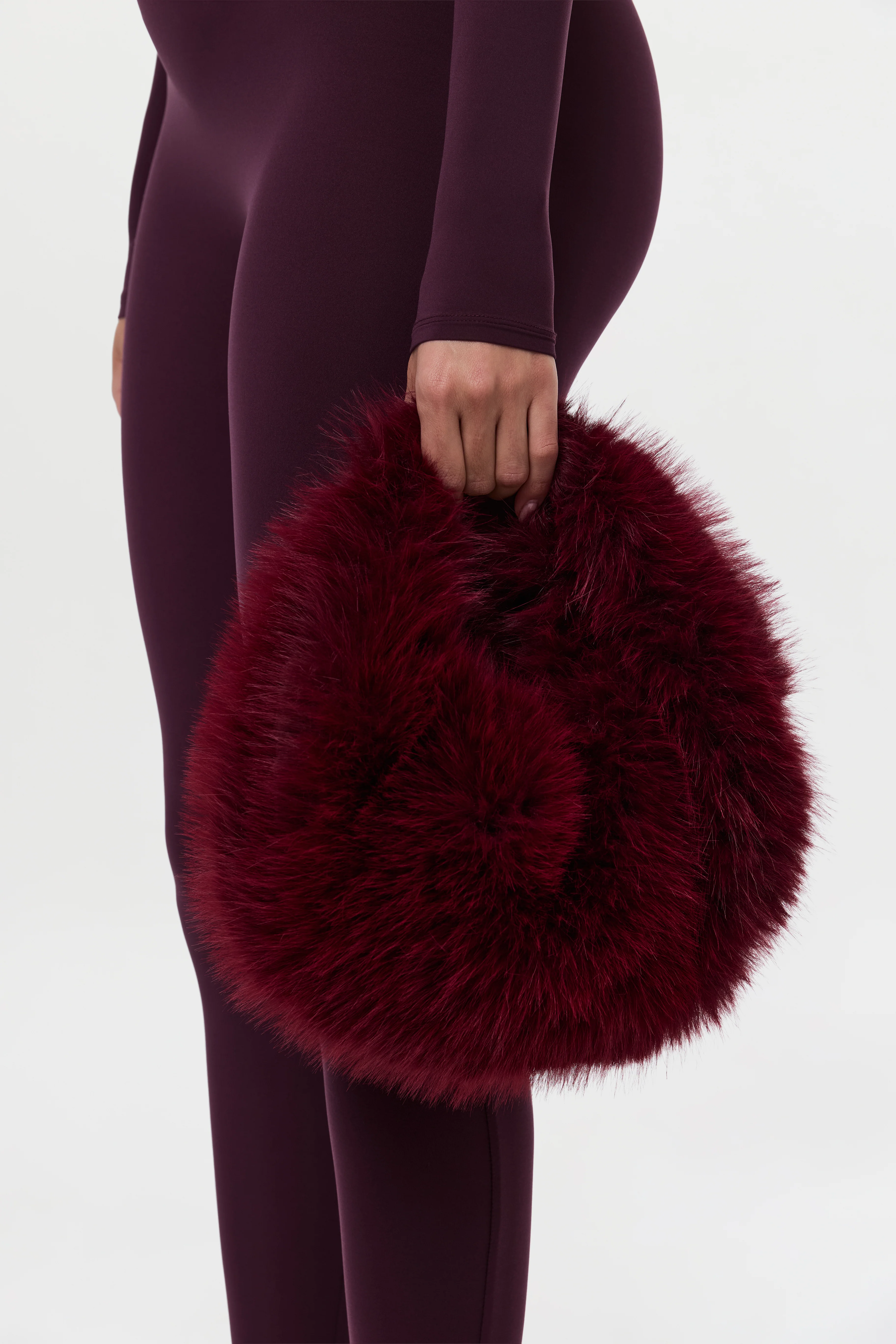 Faux Fur Plush Mini Bag - Image 36
