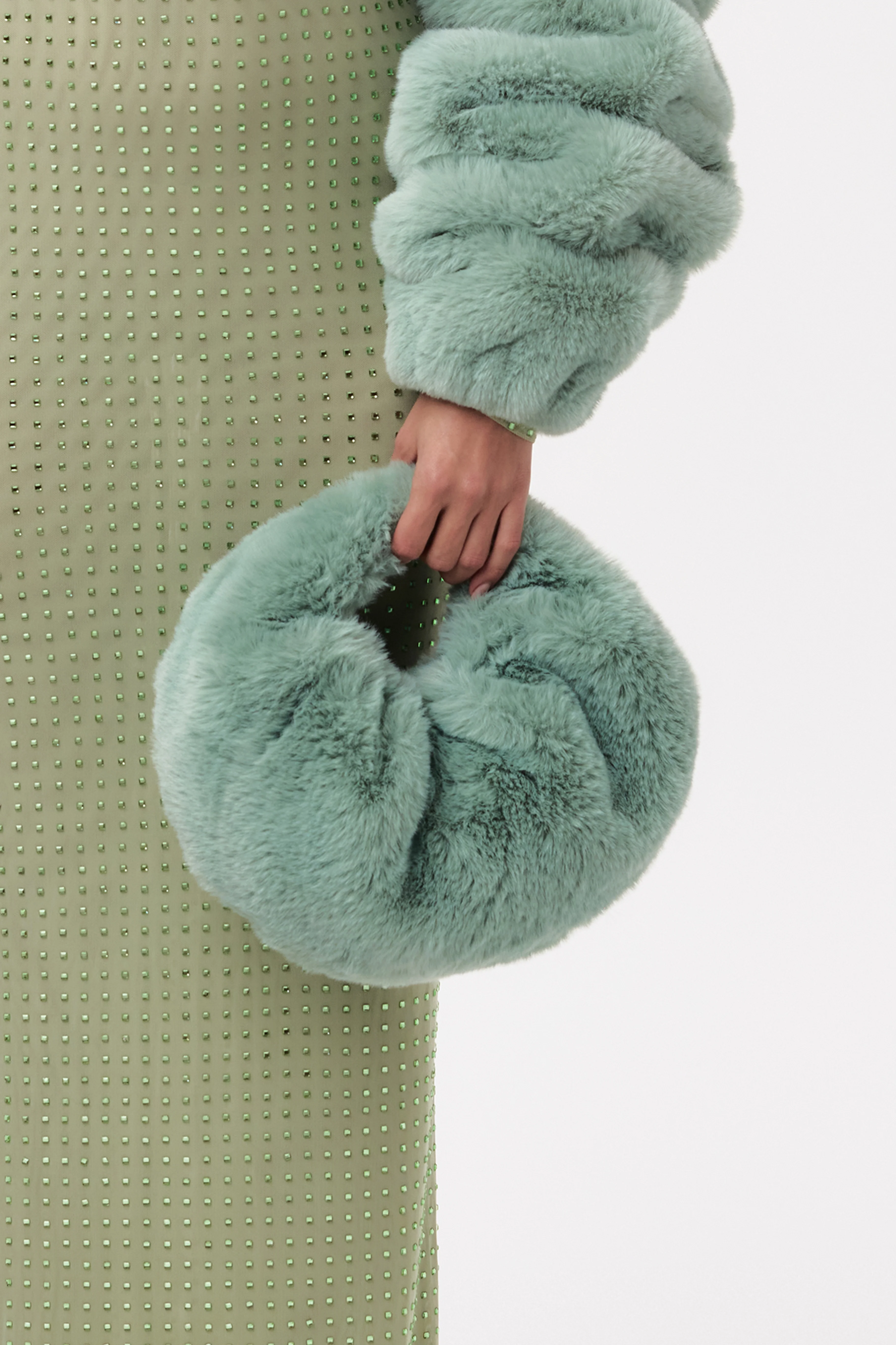 Faux Fur Plush Mini Bag - Image 38