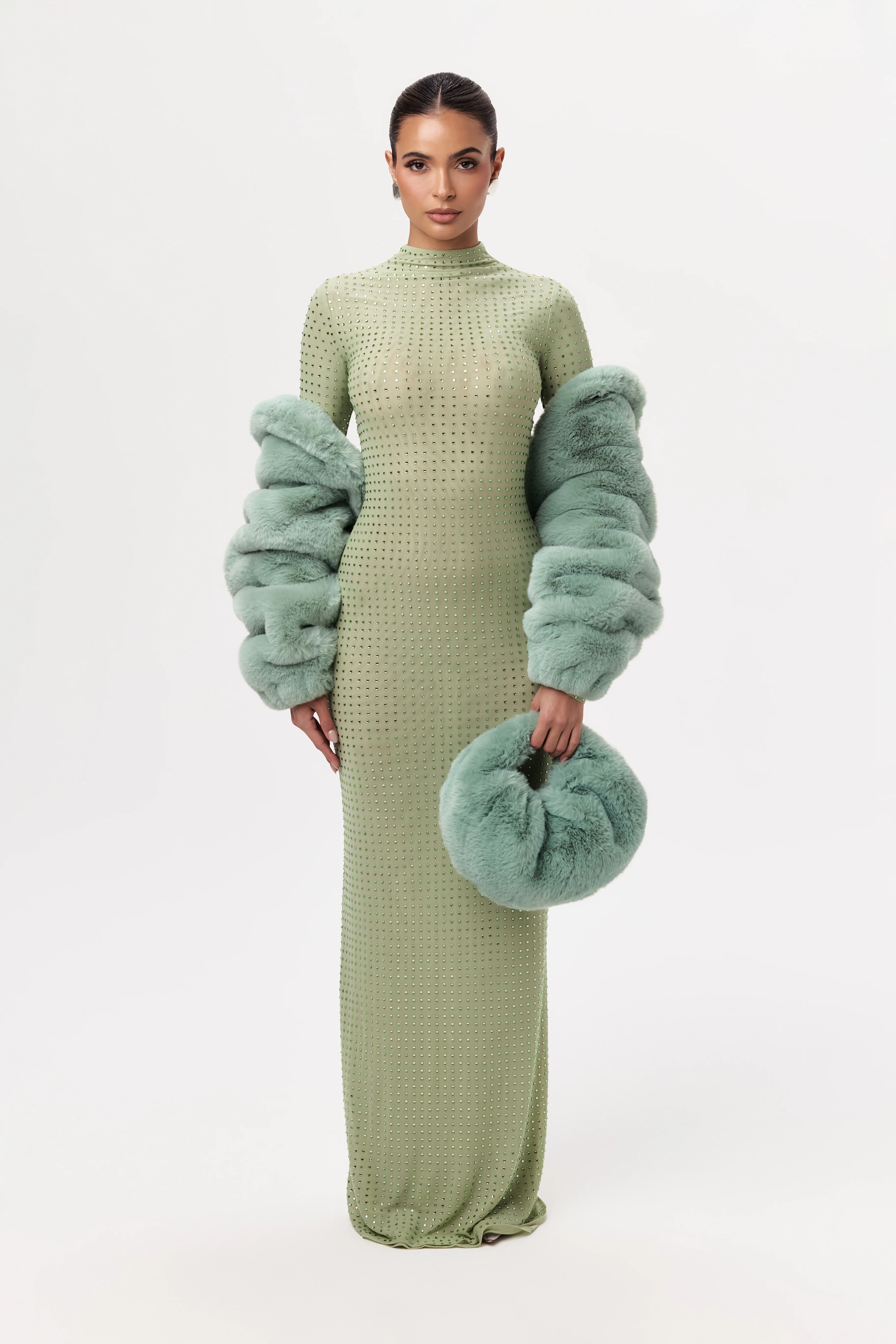 Faux Fur Plush Mini Bag - Image 39