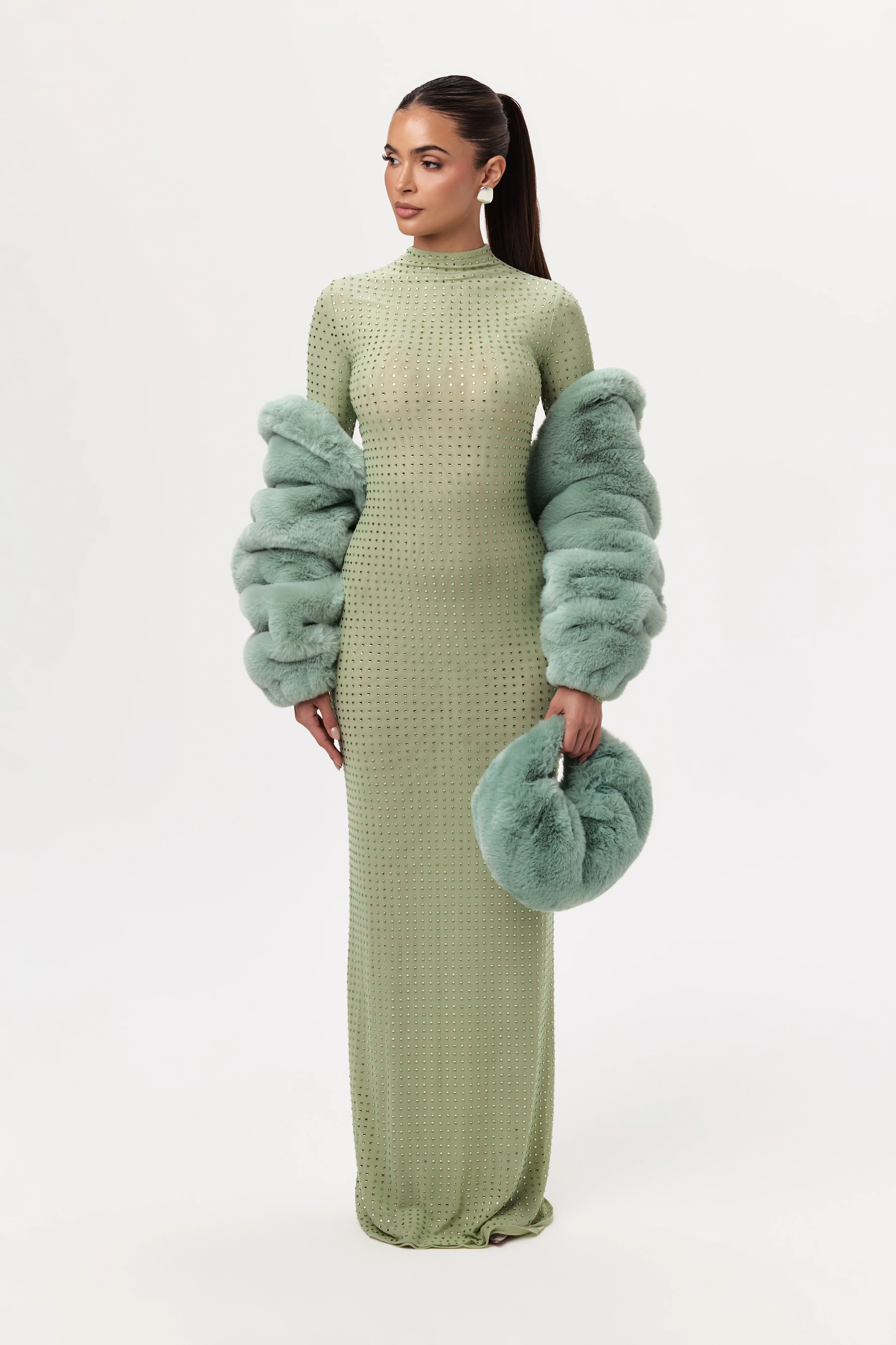 Faux Fur Plush Mini Bag - Image 40