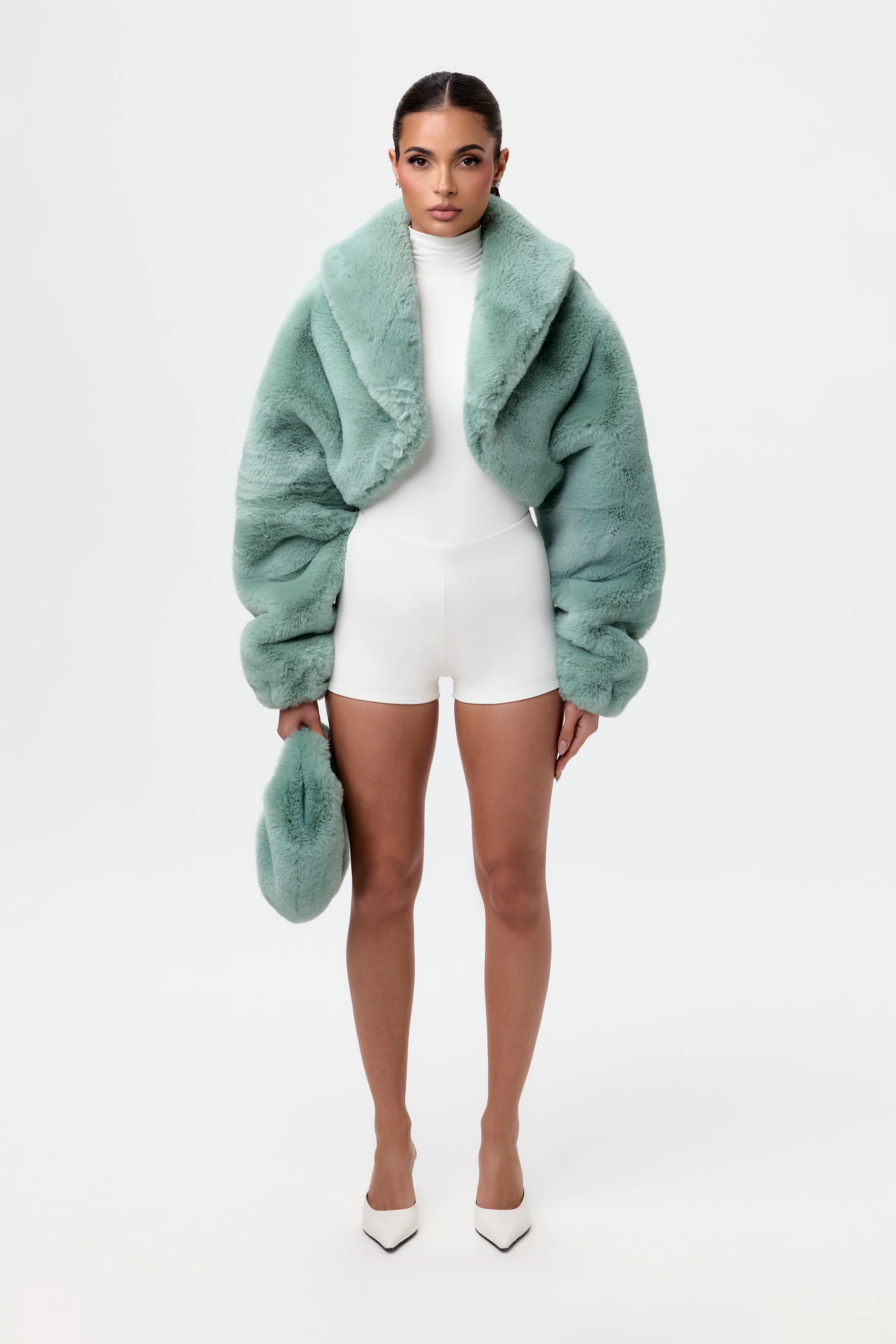 Faux Fur Plush Mini Bag - Image 41