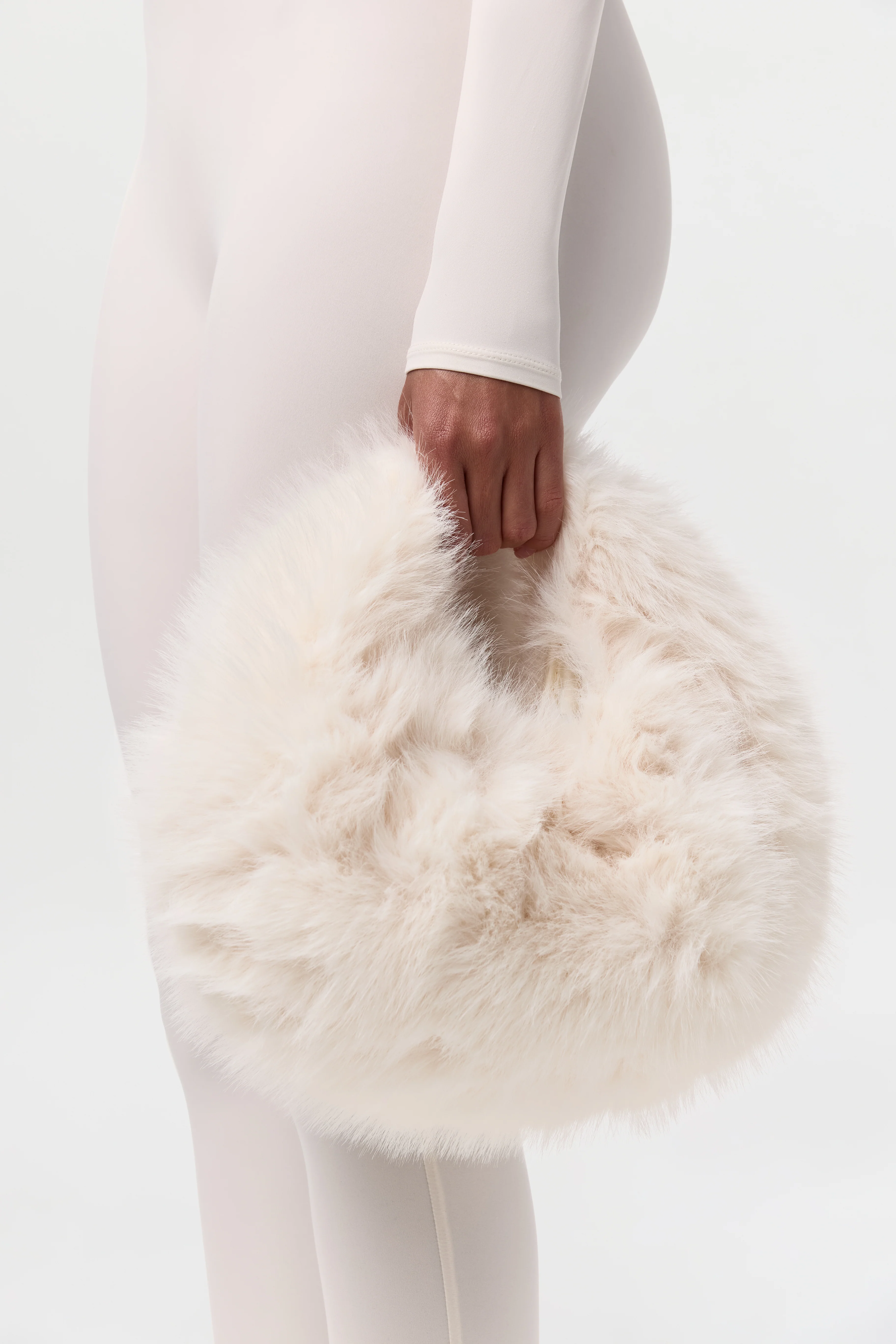 Faux Fur Plush Mini Bag - Image 6