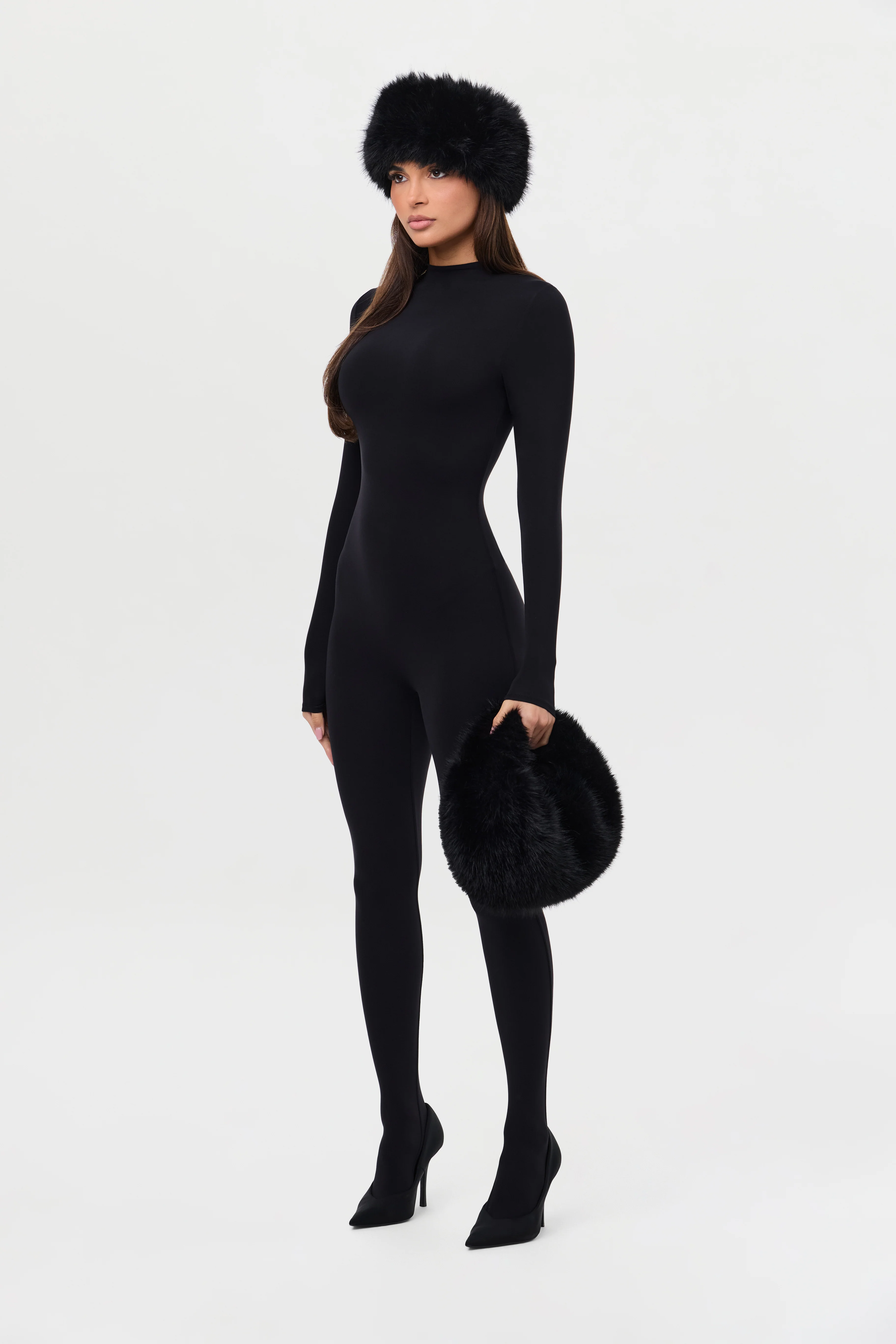 Faux Fur Plush Mini Bag - Image 7