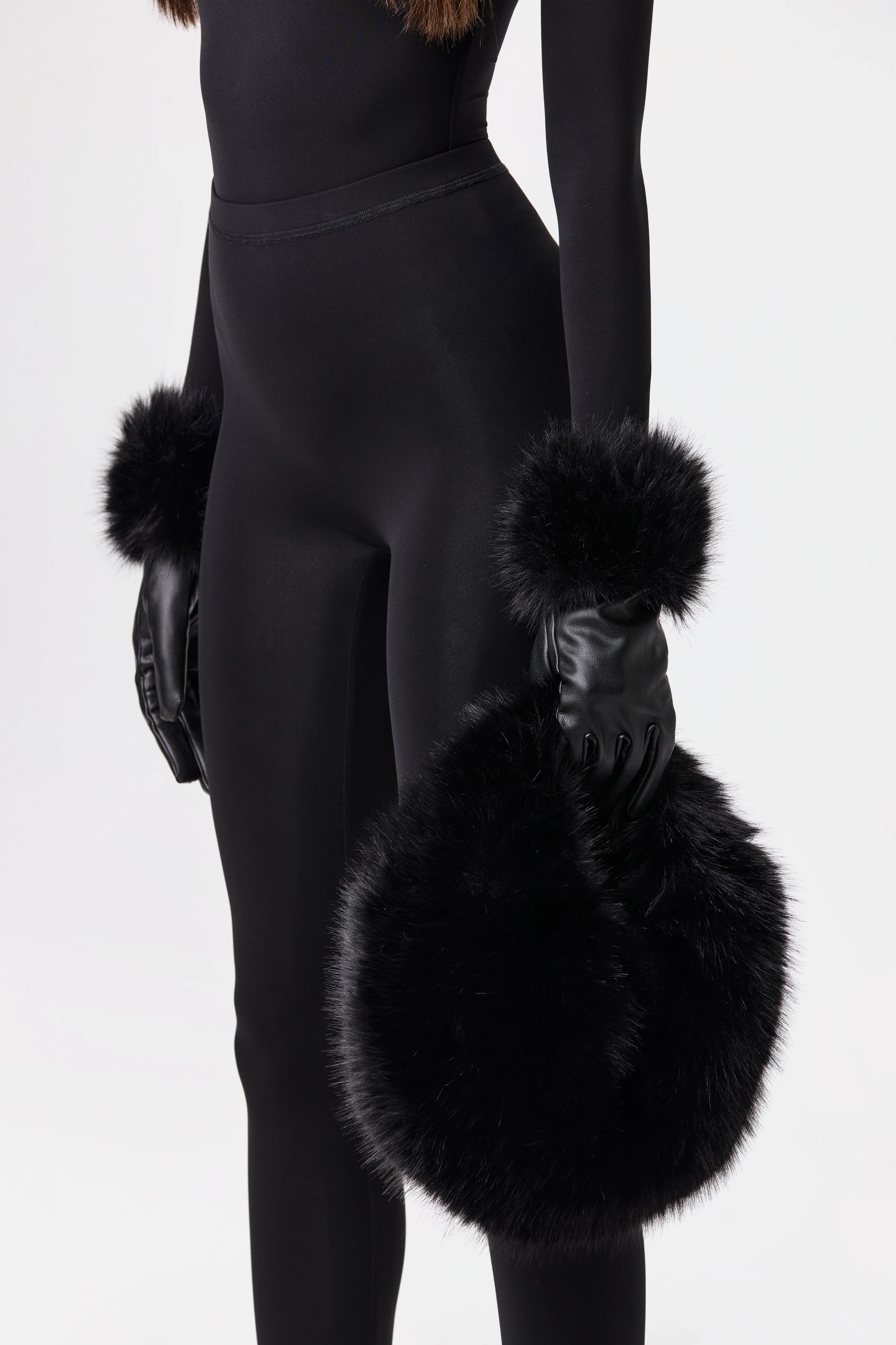 Faux Fur Plush Mini Bag - Image 8