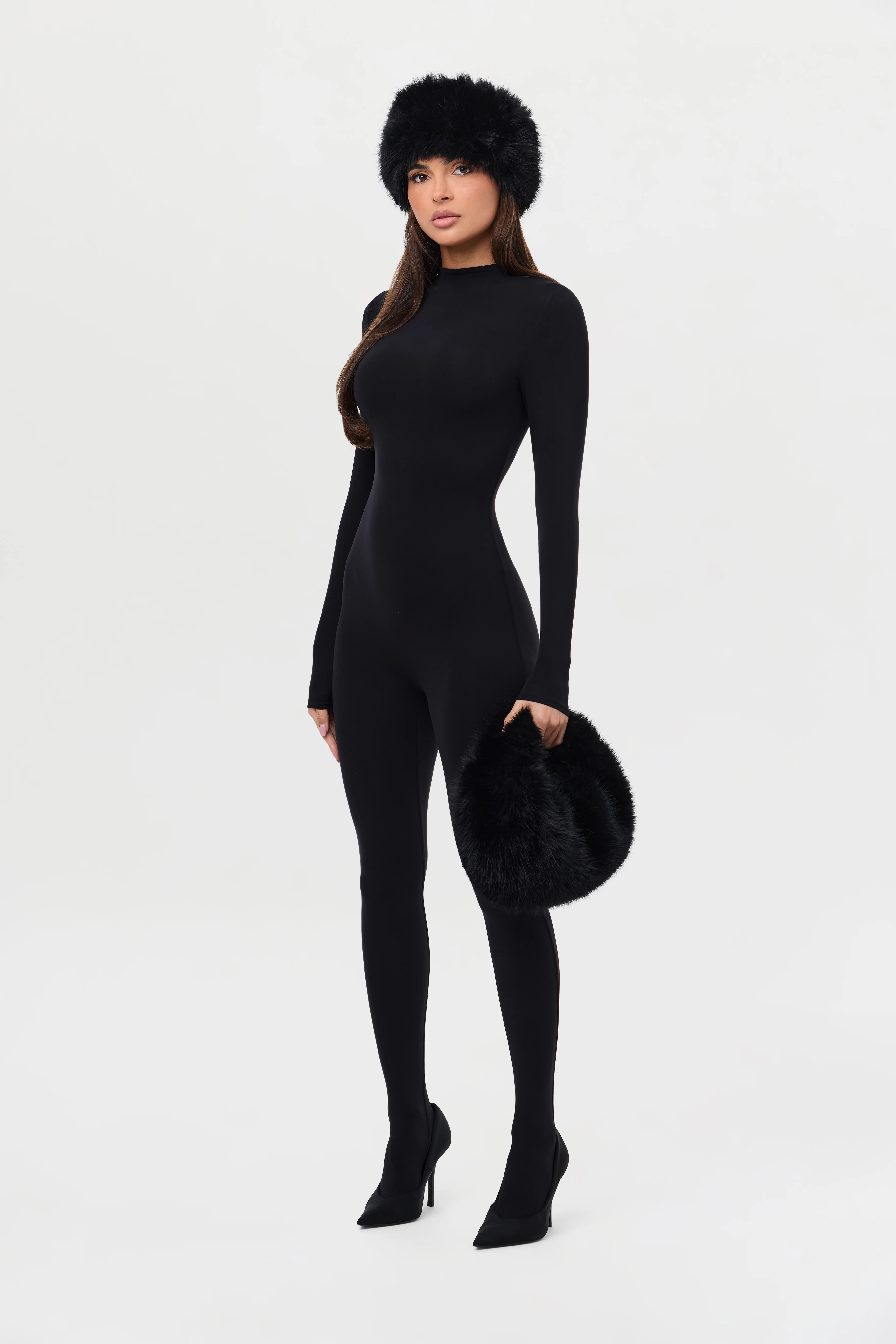 Faux Fur Plush Mini Bag - Image 9