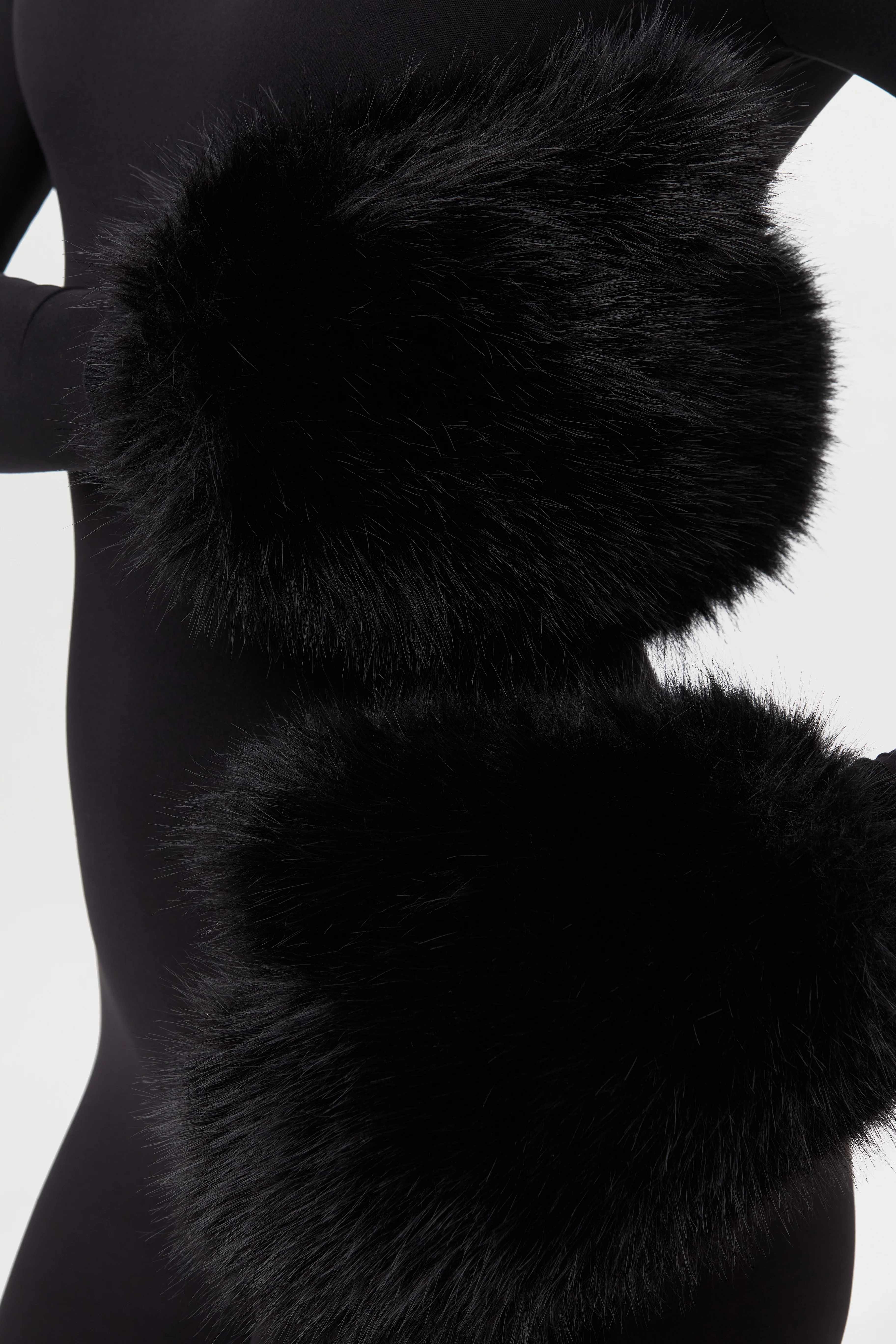 Faux Fur Mitten - Image 3