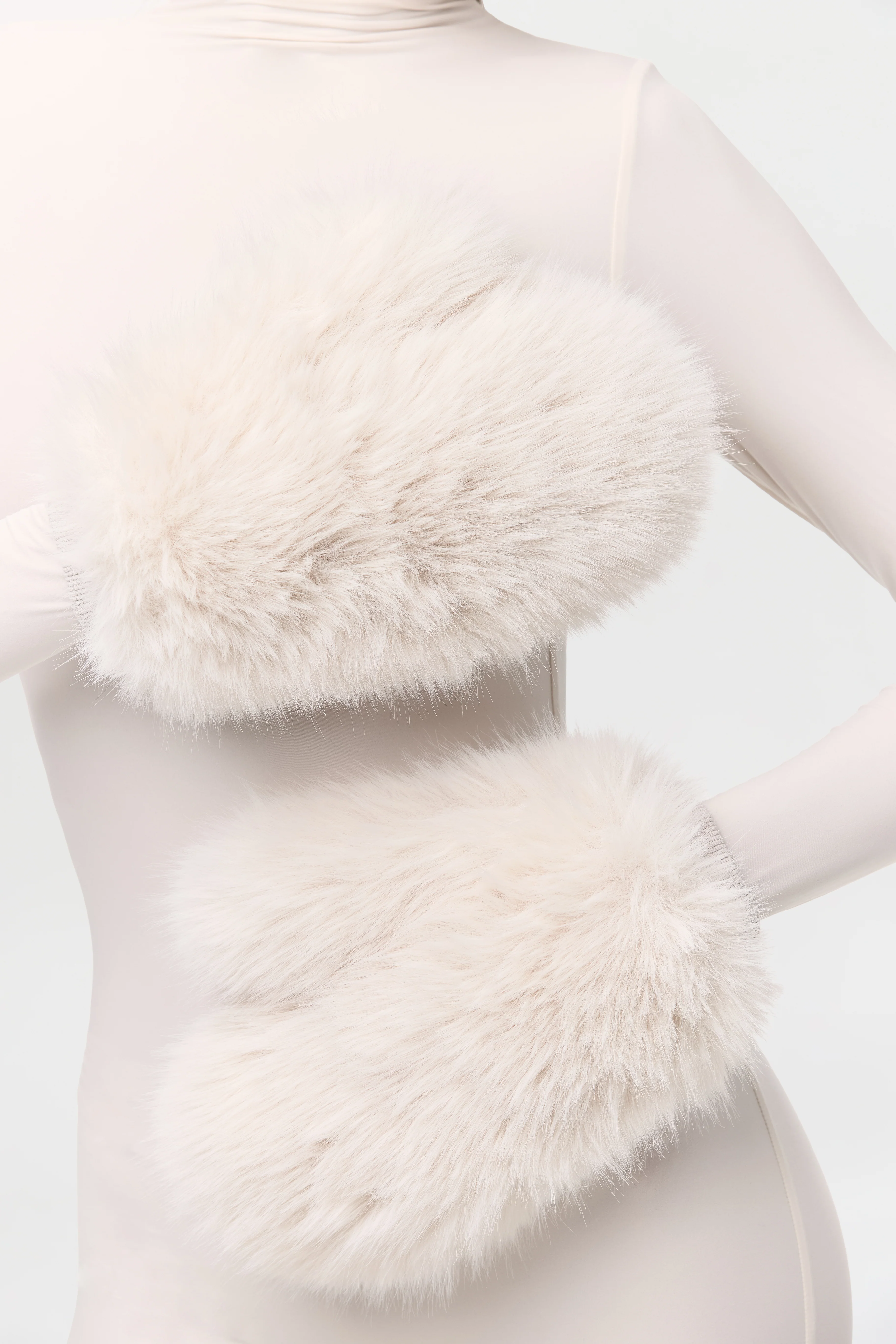 Faux Fur Mitten - Image 6