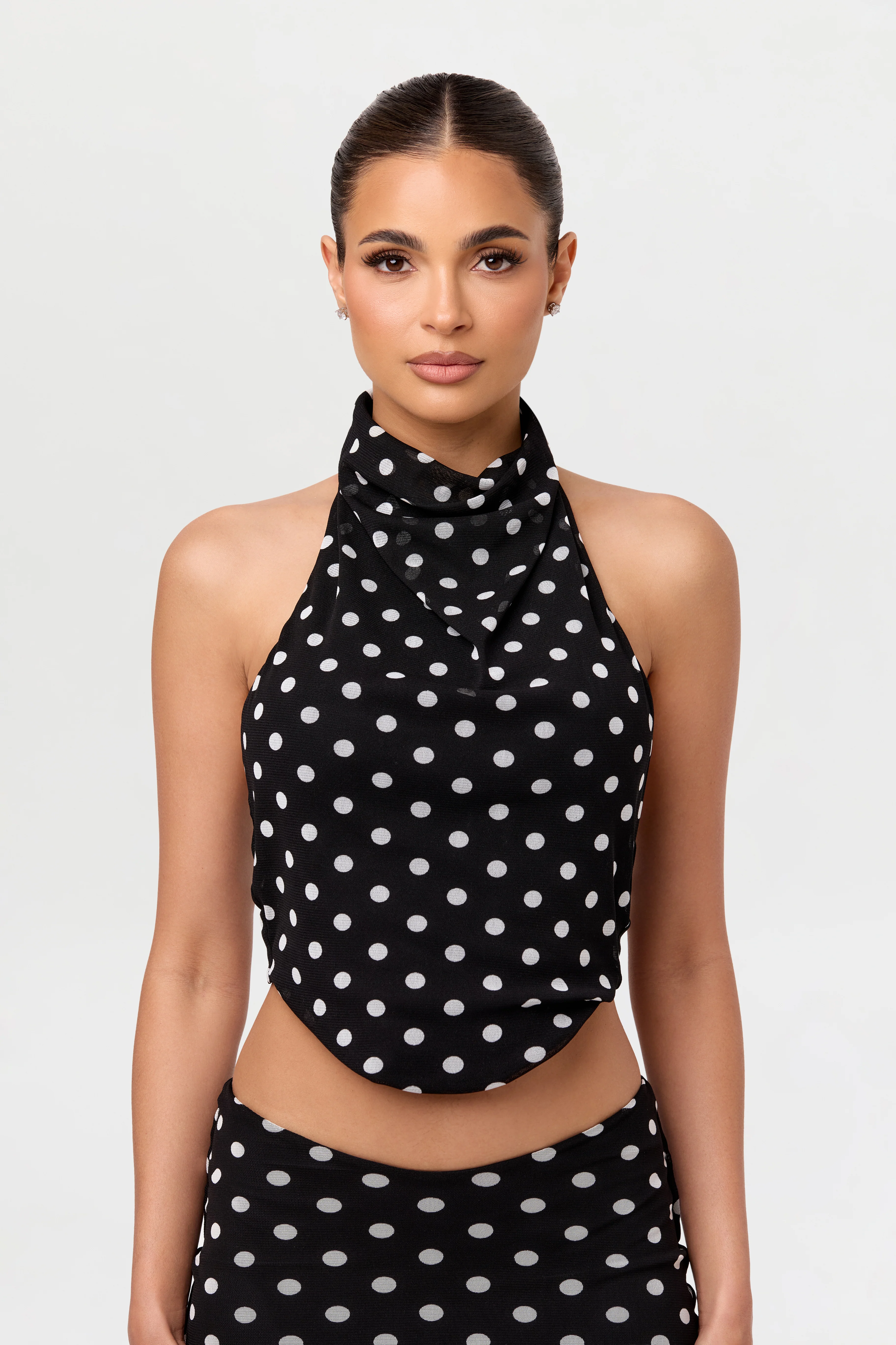 Polka Dot Halter Top - Image 3