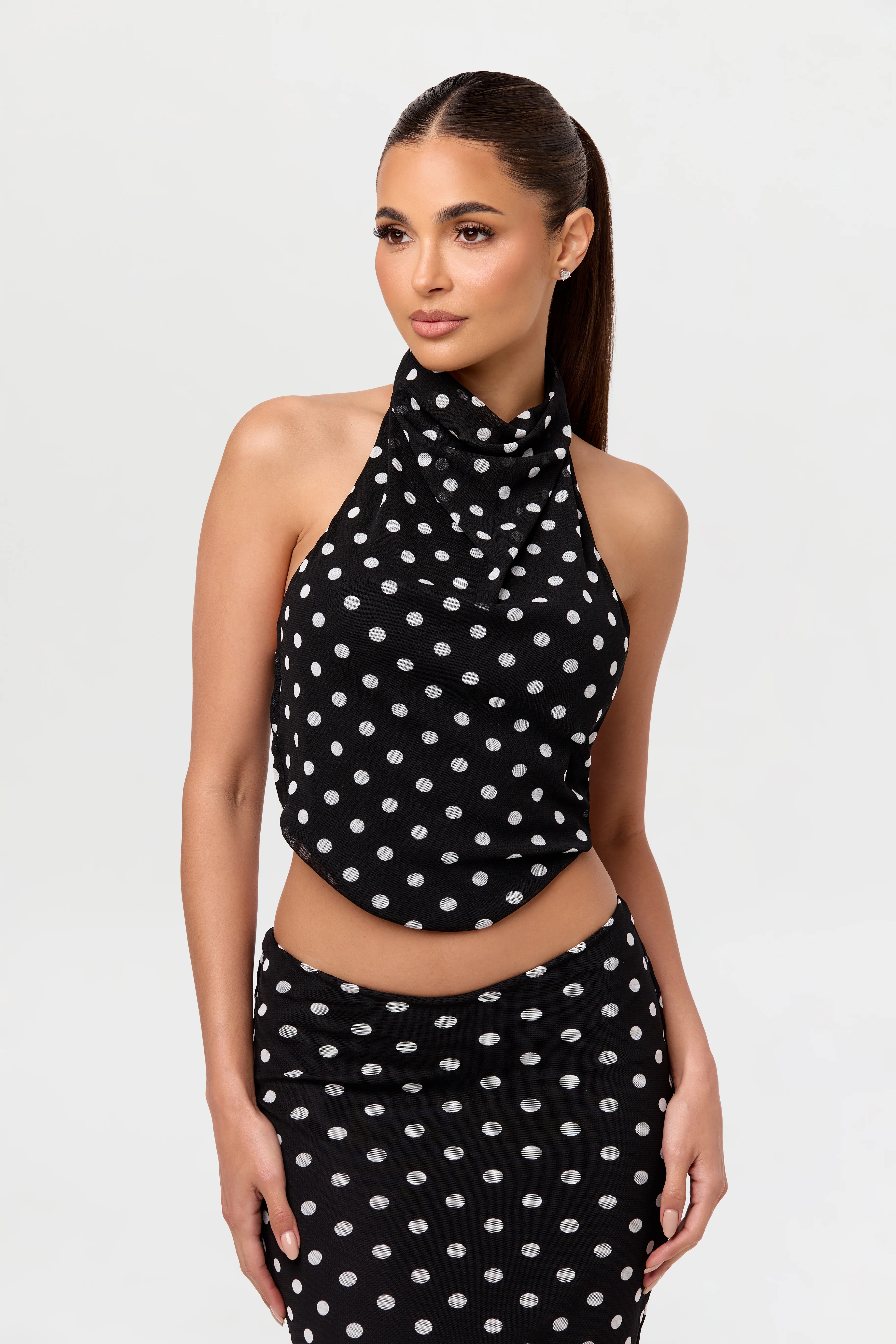 Polka Dot Halter Top - Image 4