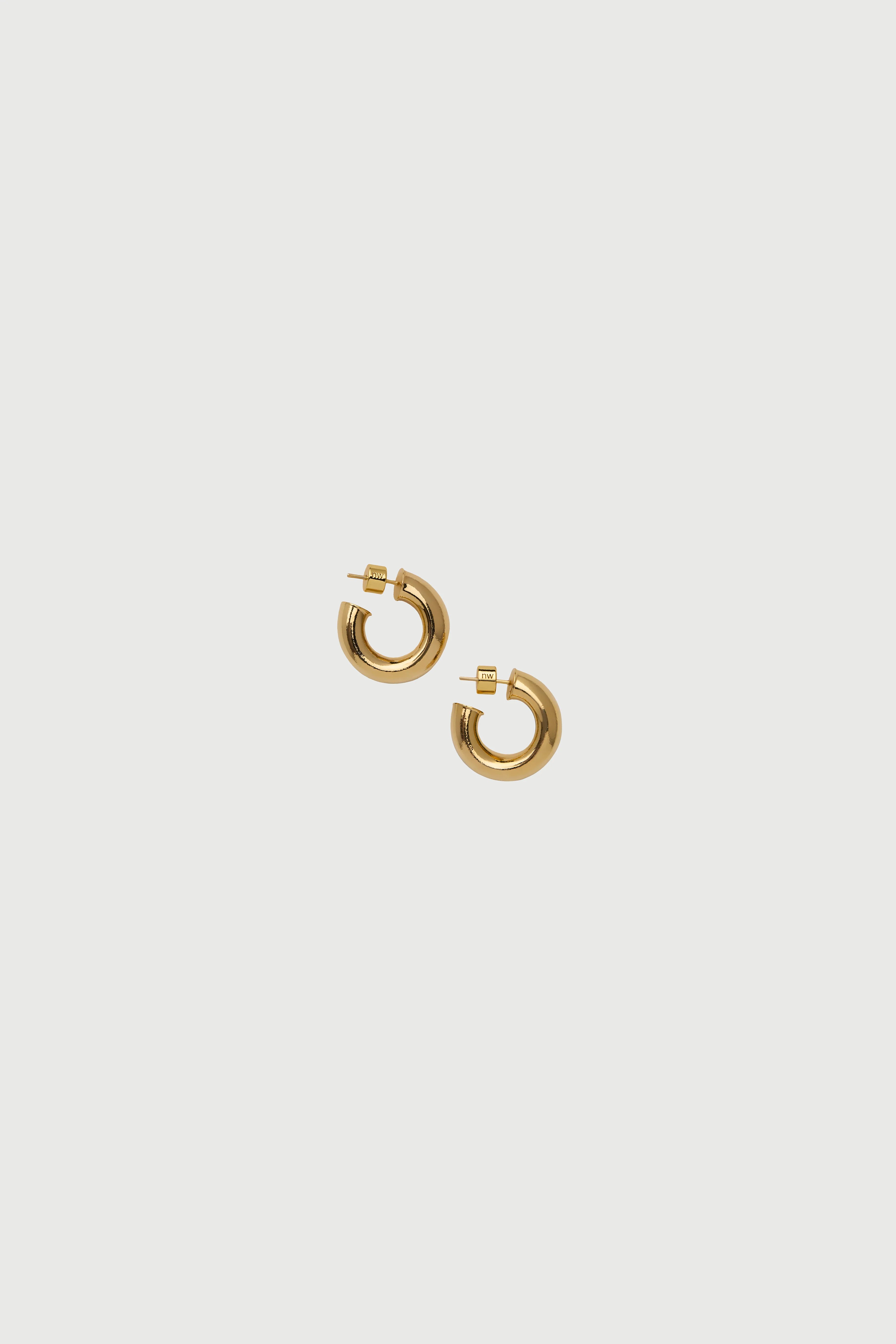 Gold Baby Hoops - Image 3