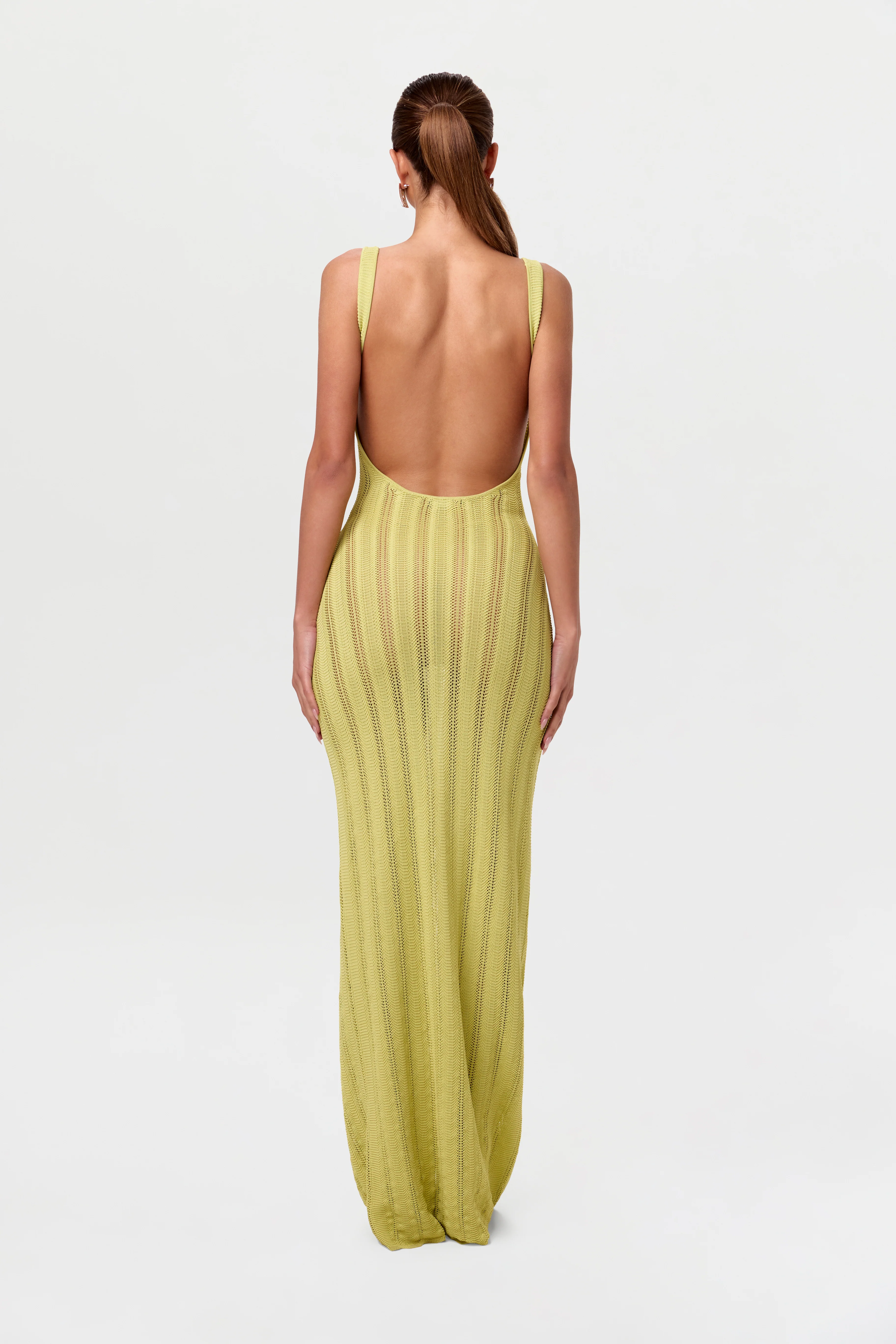 Knit Open Back Maxi Dress - Image 13