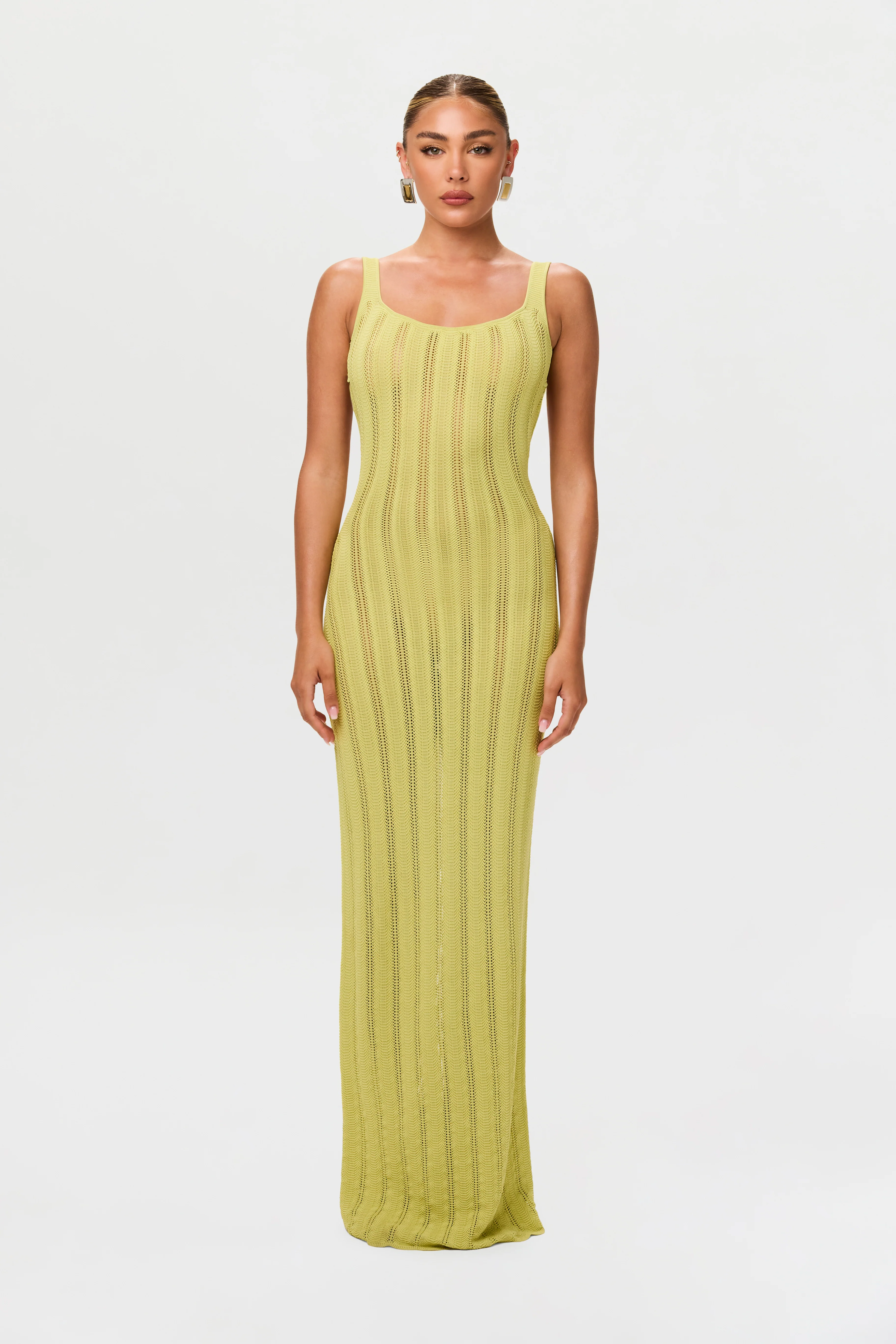 Knit Open Back Maxi Dress - Image 14