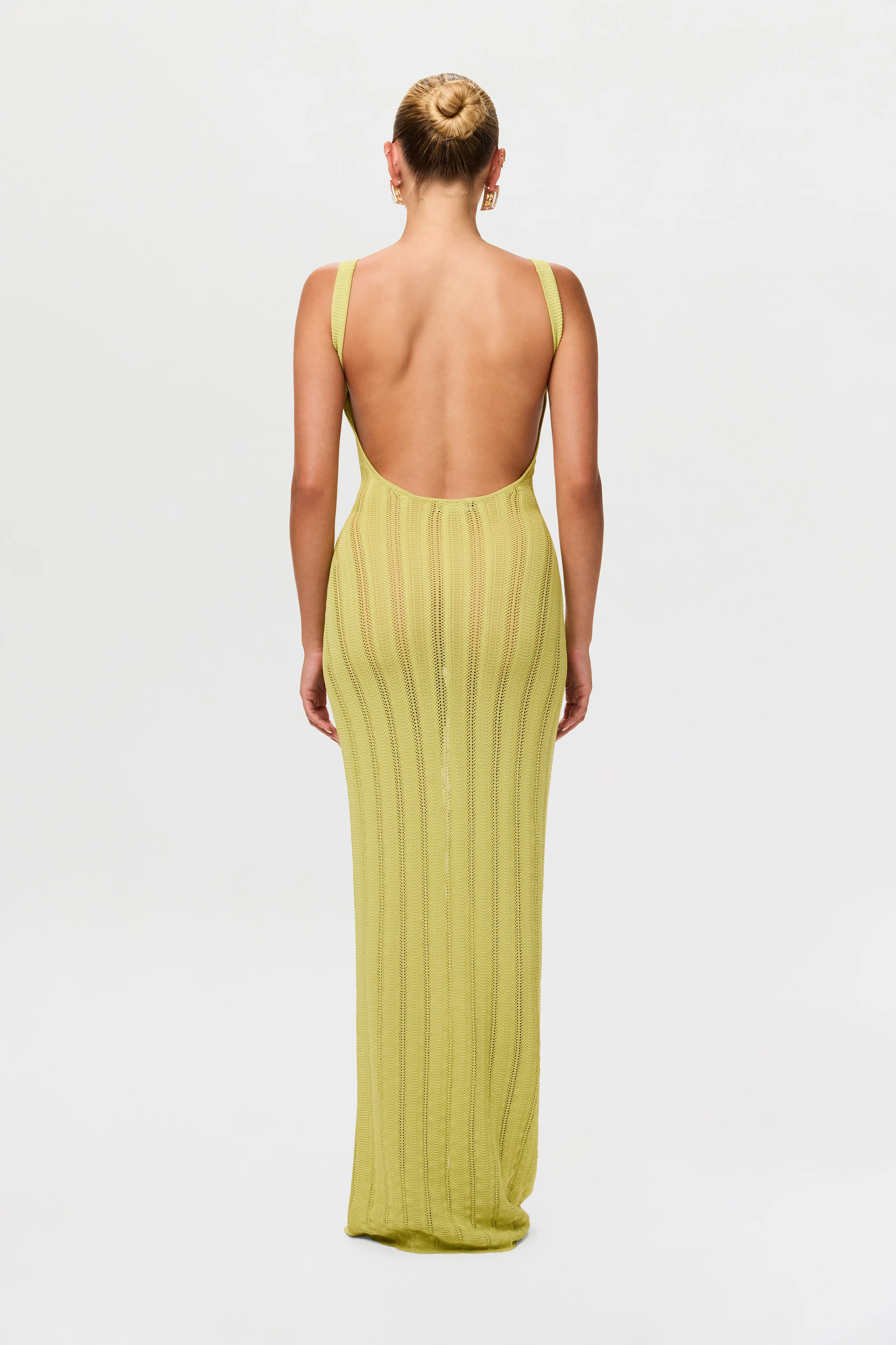 Knit Open Back Maxi Dress - Image 16
