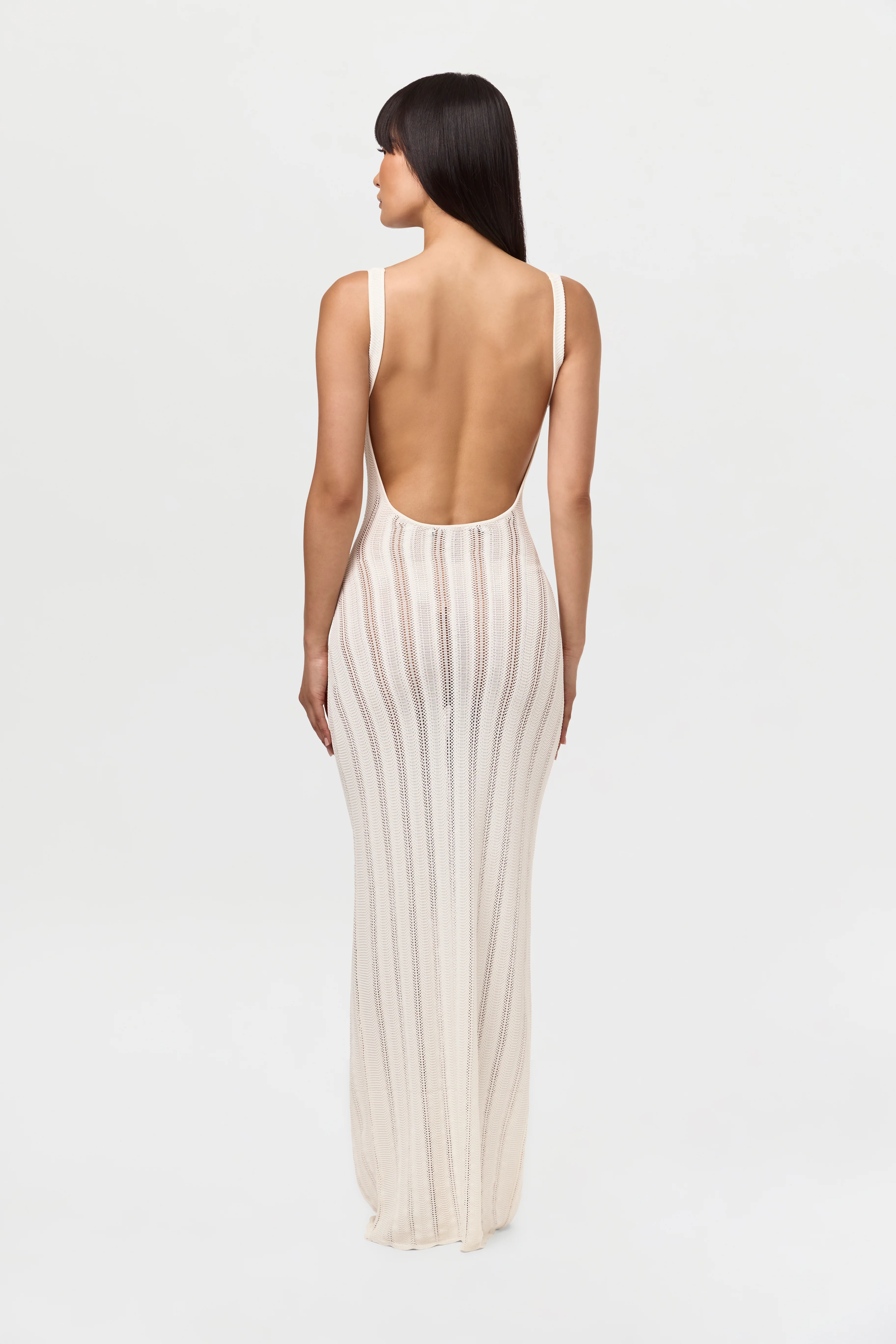 Knit Open Back Maxi Dress - Image 23