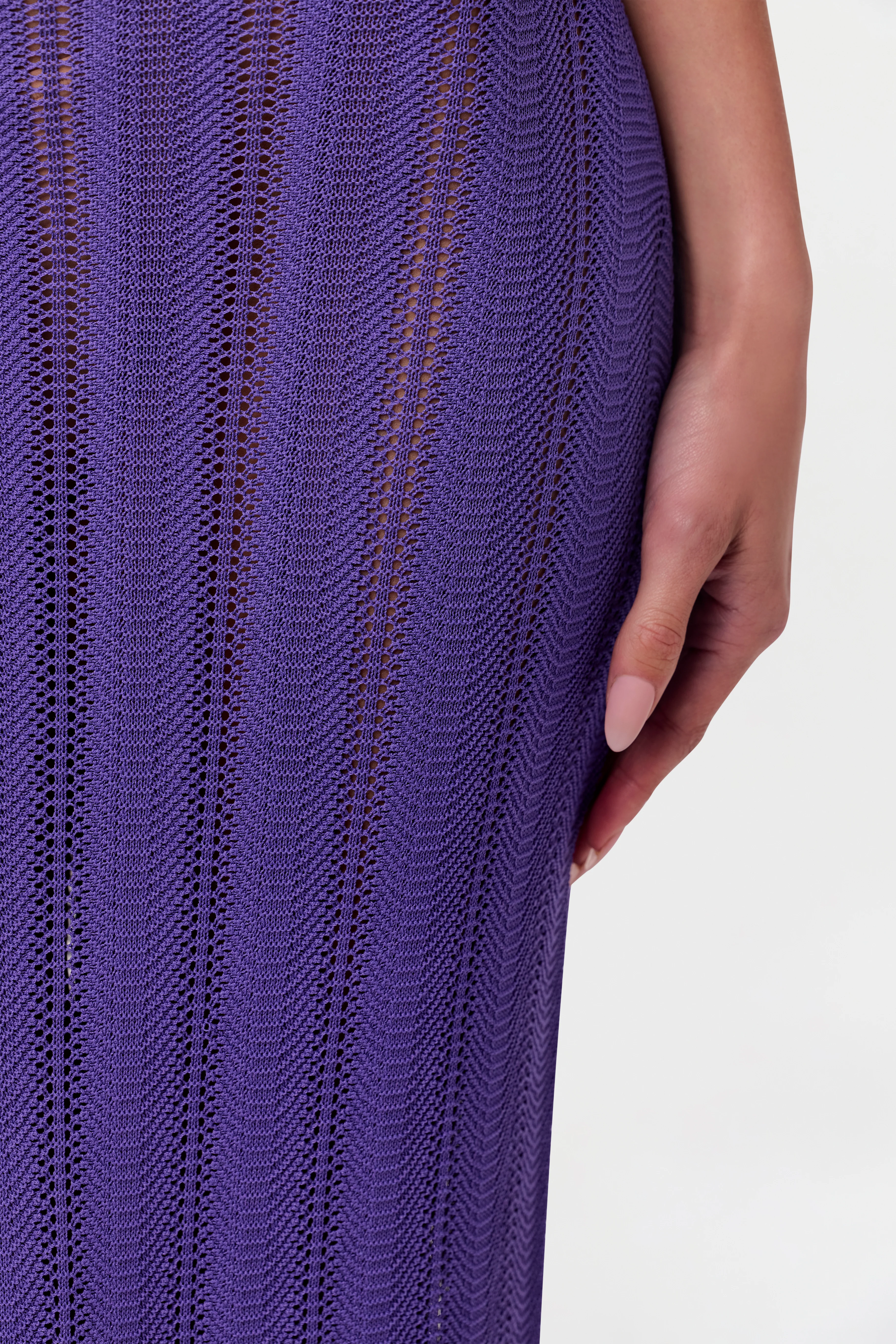 Knit Open Back Maxi Dress - Image 4