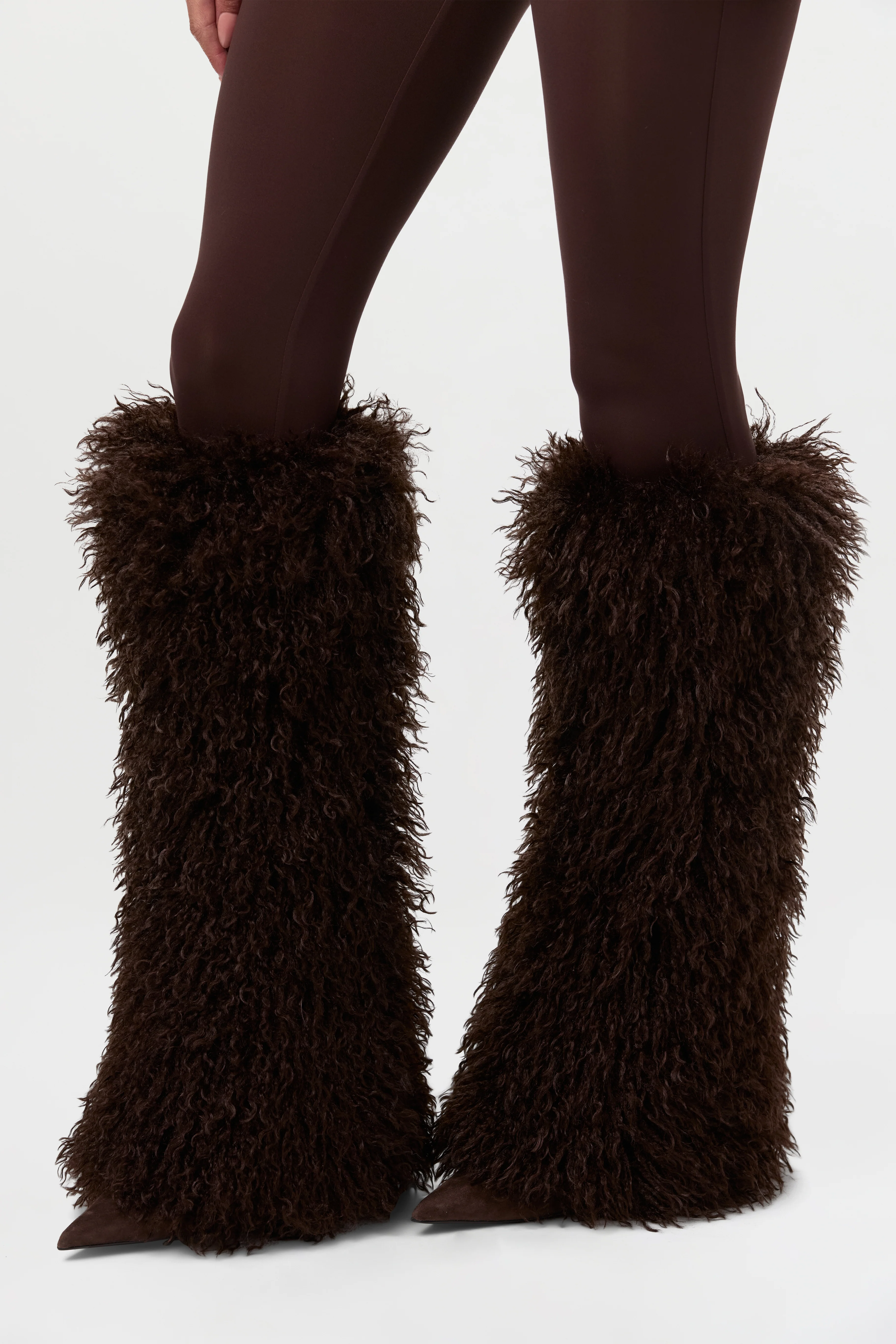 Faux Fur Plush Leg Warmers - Image 10