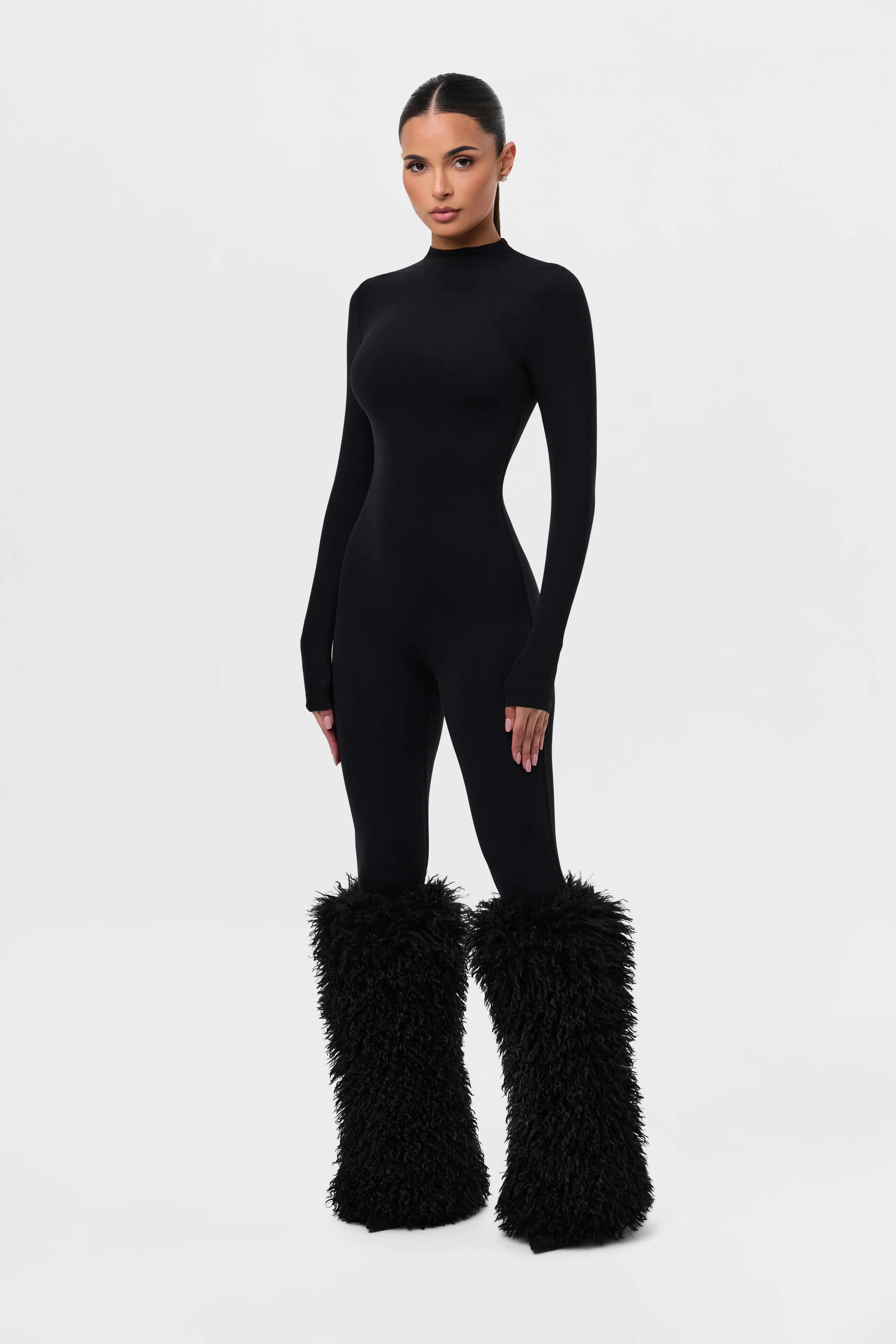 Faux Fur Plush Leg Warmers - Image 12