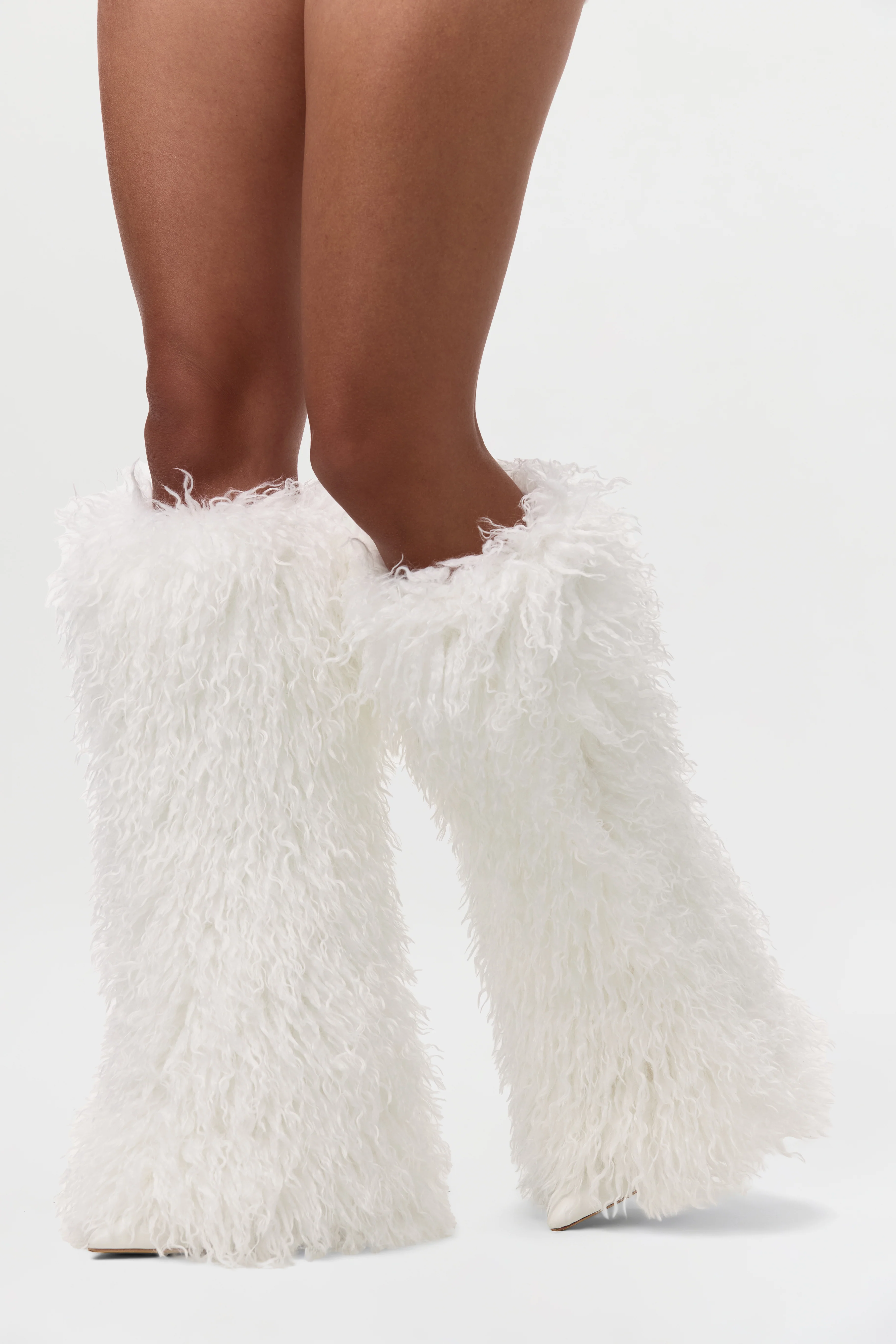 Faux Fur Plush Leg Warmers - Image 20