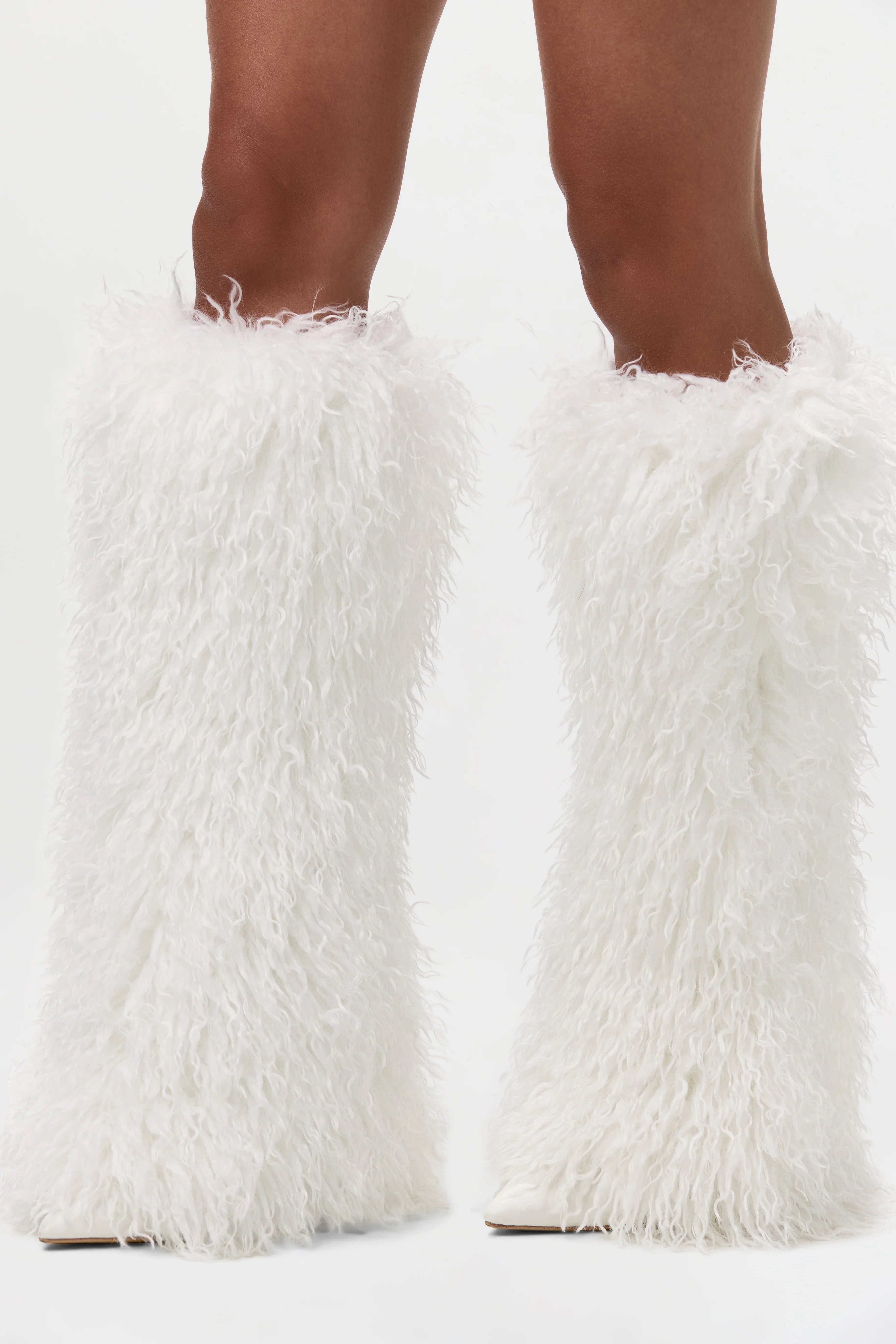 Faux Fur Plush Leg Warmers - Image 22