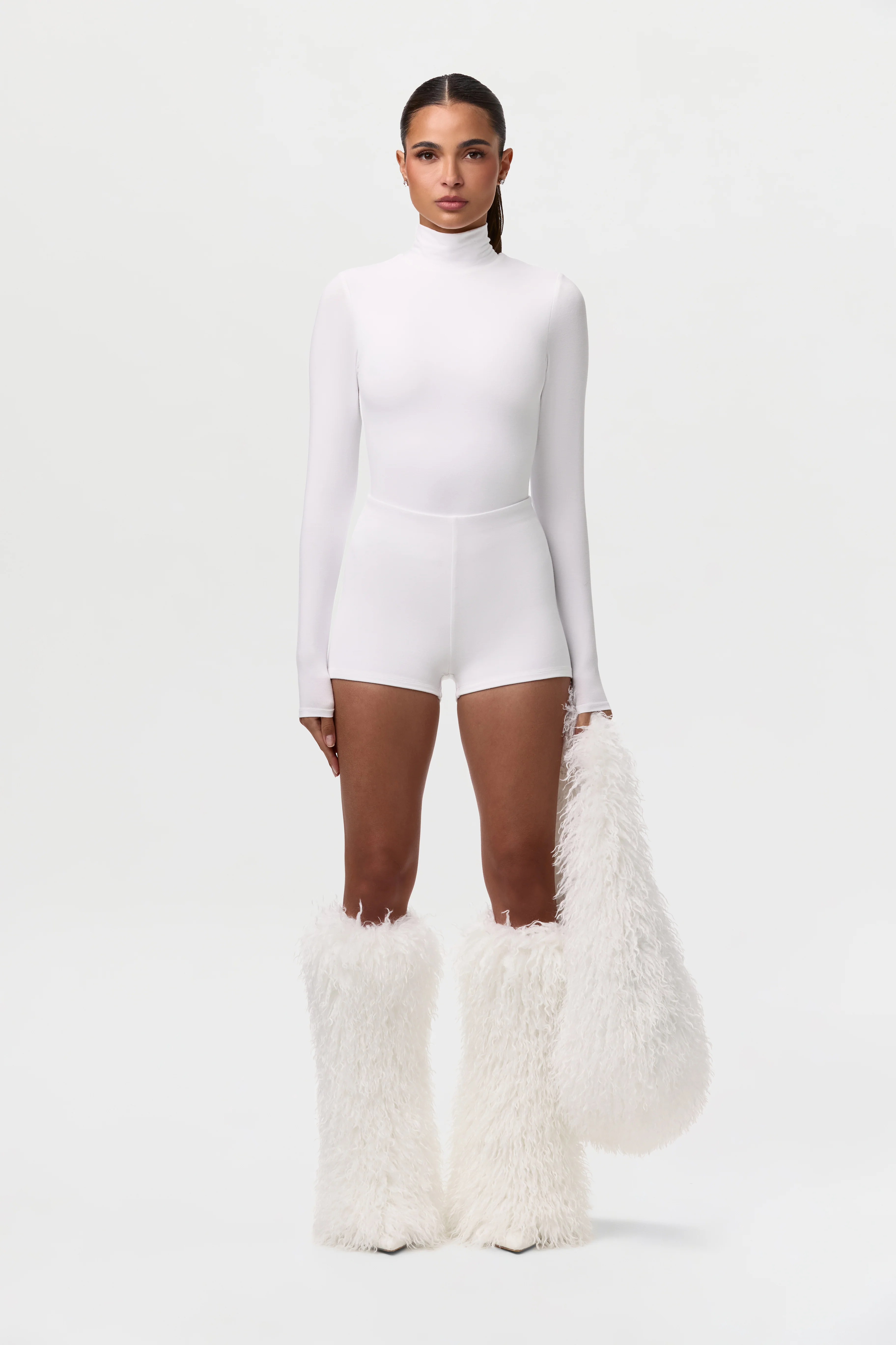 Faux Fur Plush Leg Warmers - Image 27