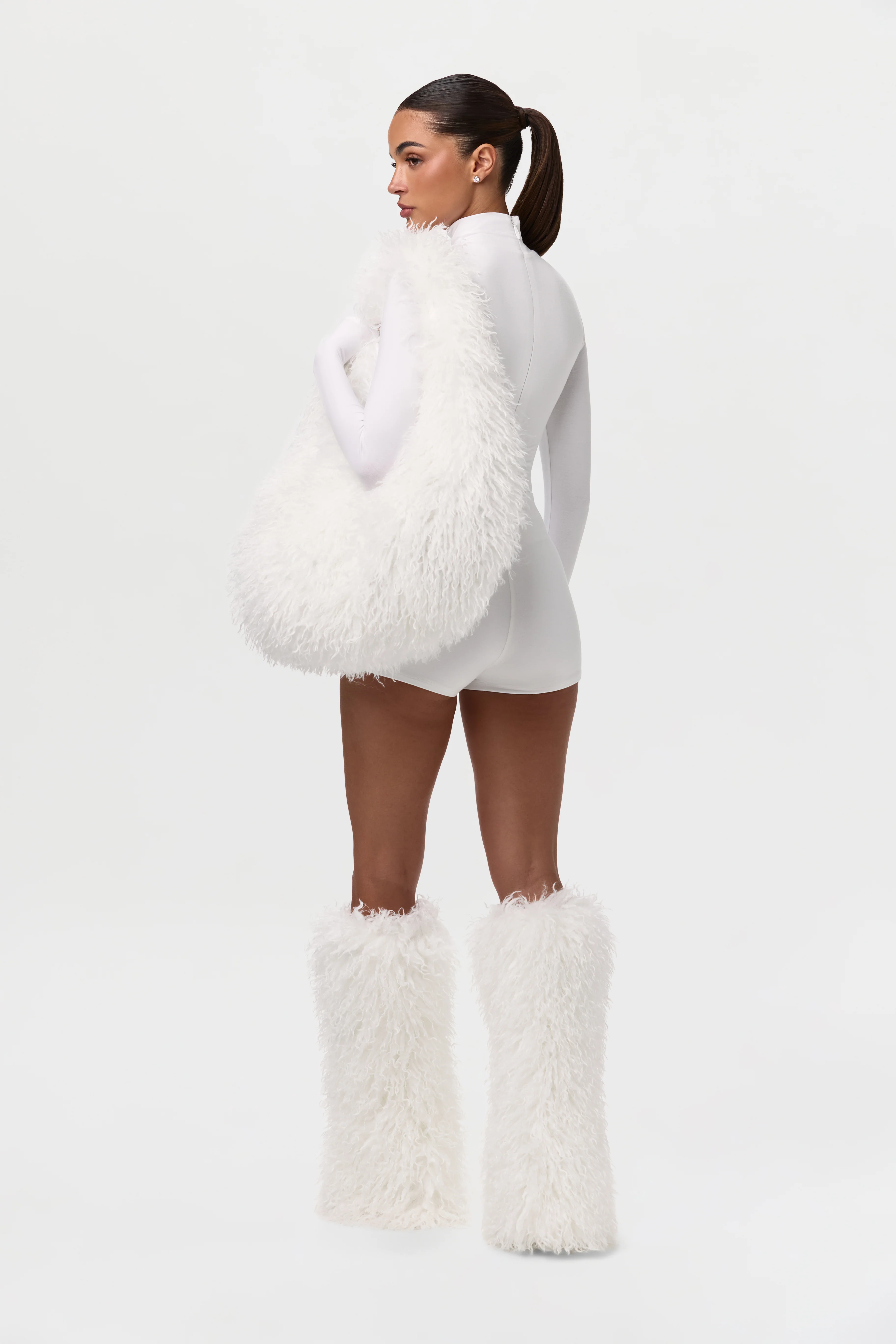 Faux Fur Plush Leg Warmers - Image 28