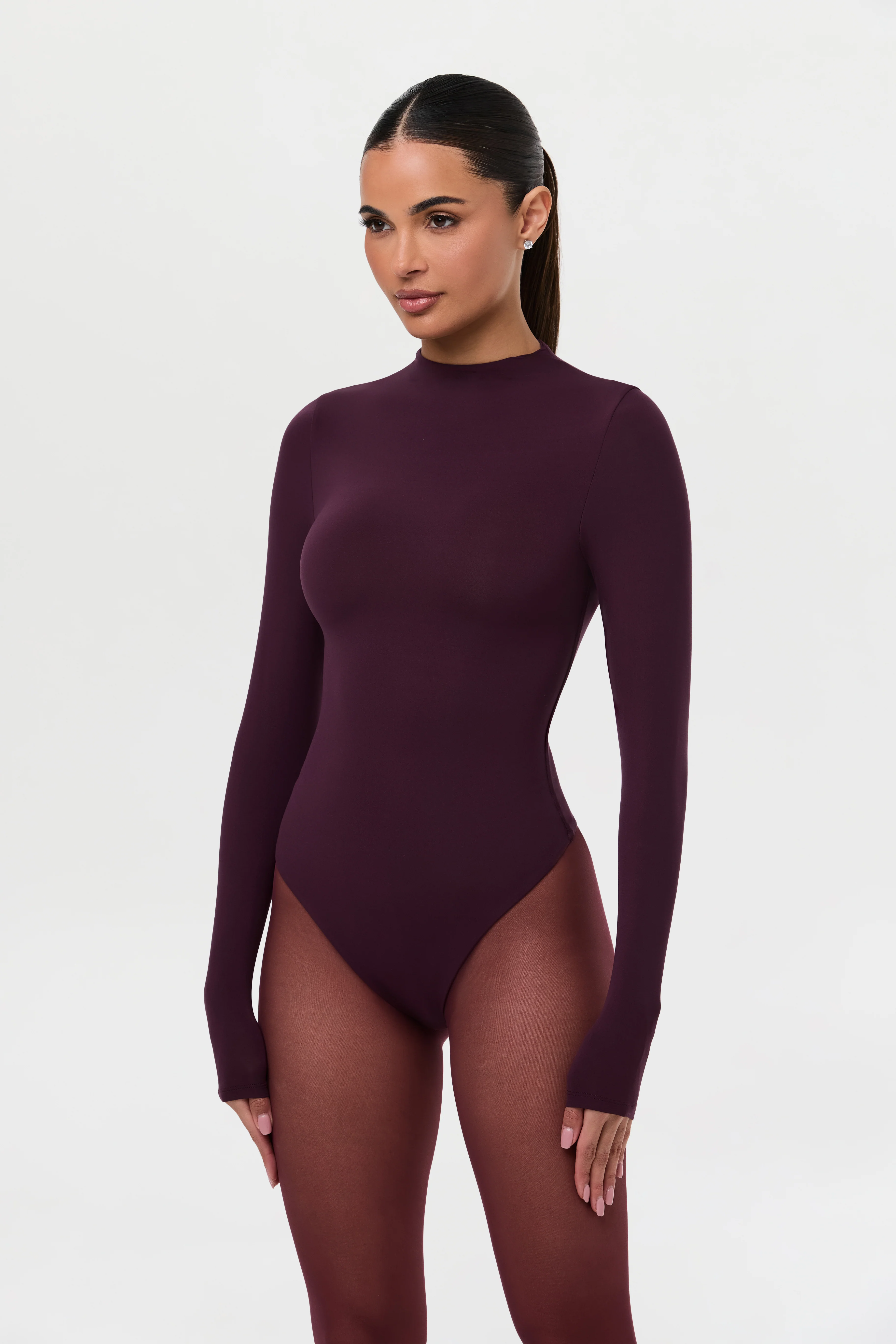 Naked Mock Neck Bodysuit - Image 11