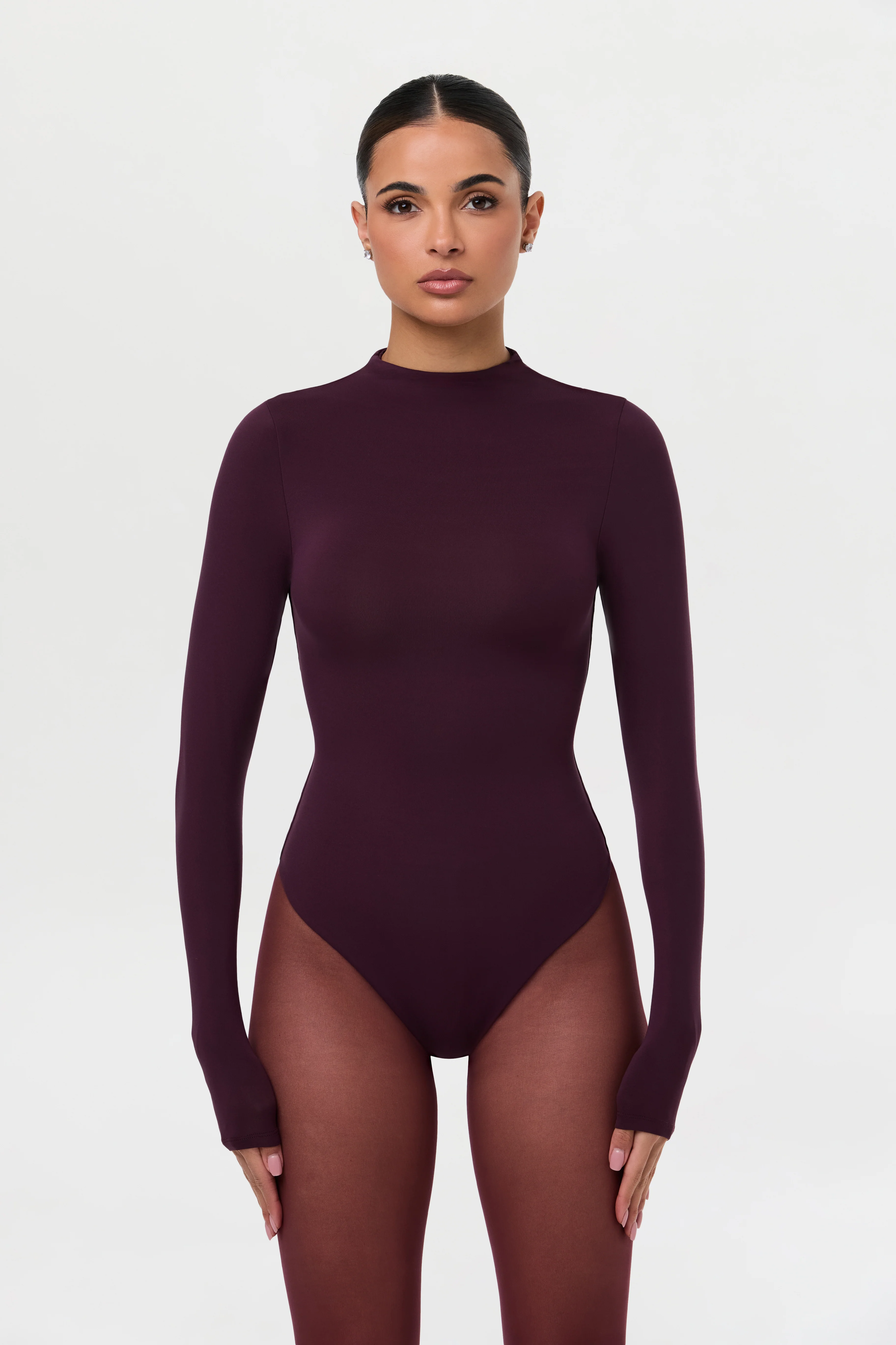 Naked Mock Neck Bodysuit - Image 12