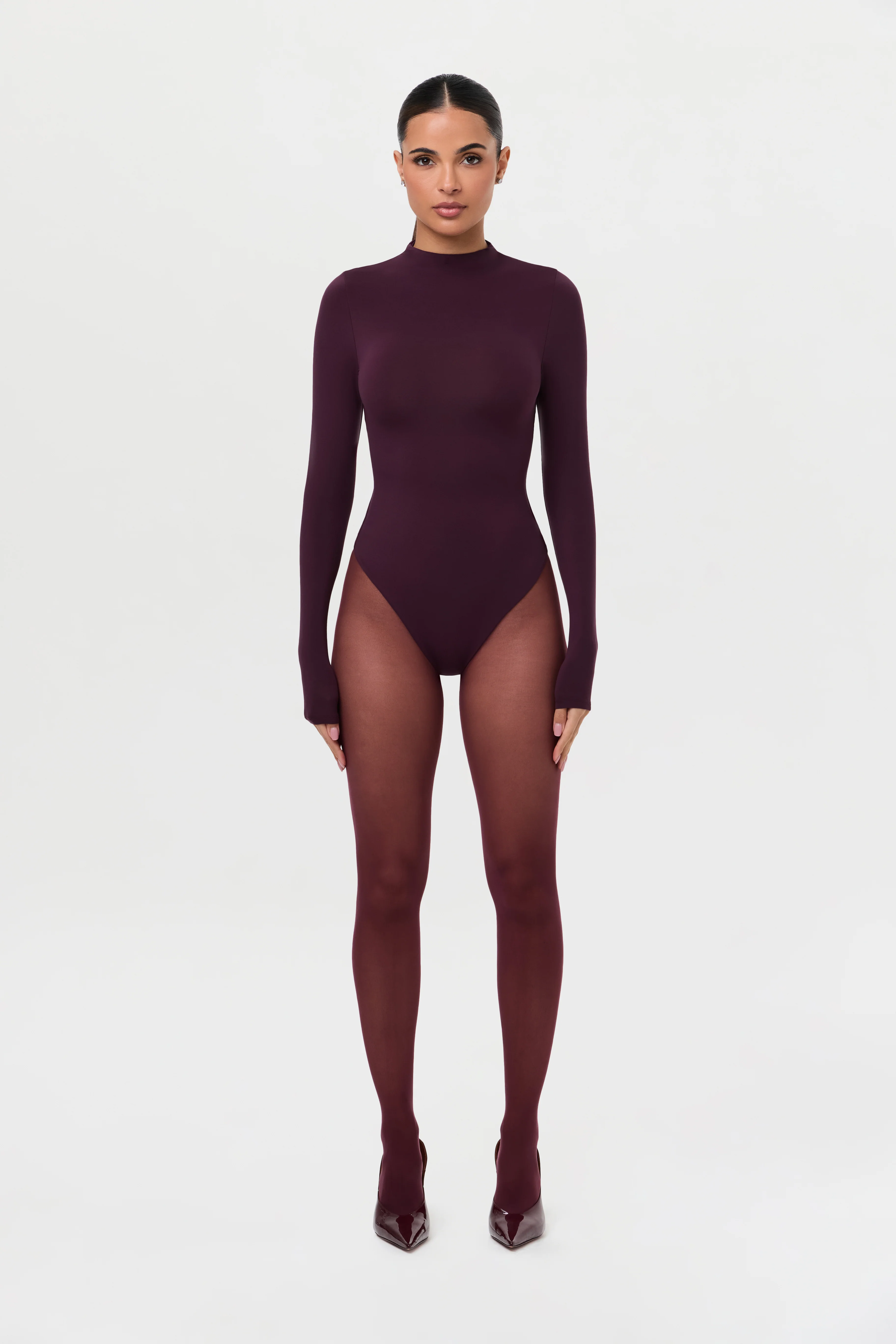 Naked Mock Neck Bodysuit - Image 13