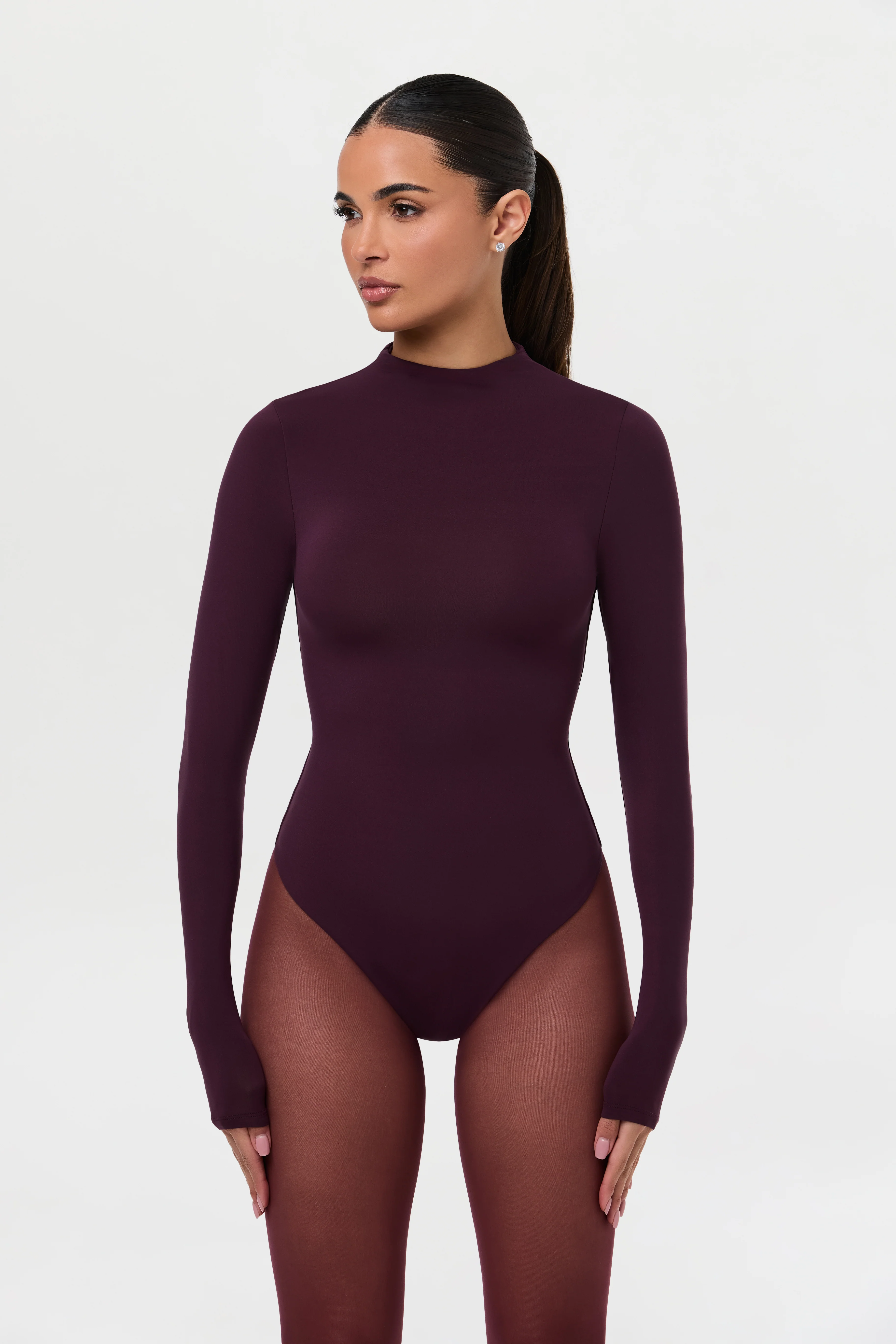 Naked Mock Neck Bodysuit - Image 14