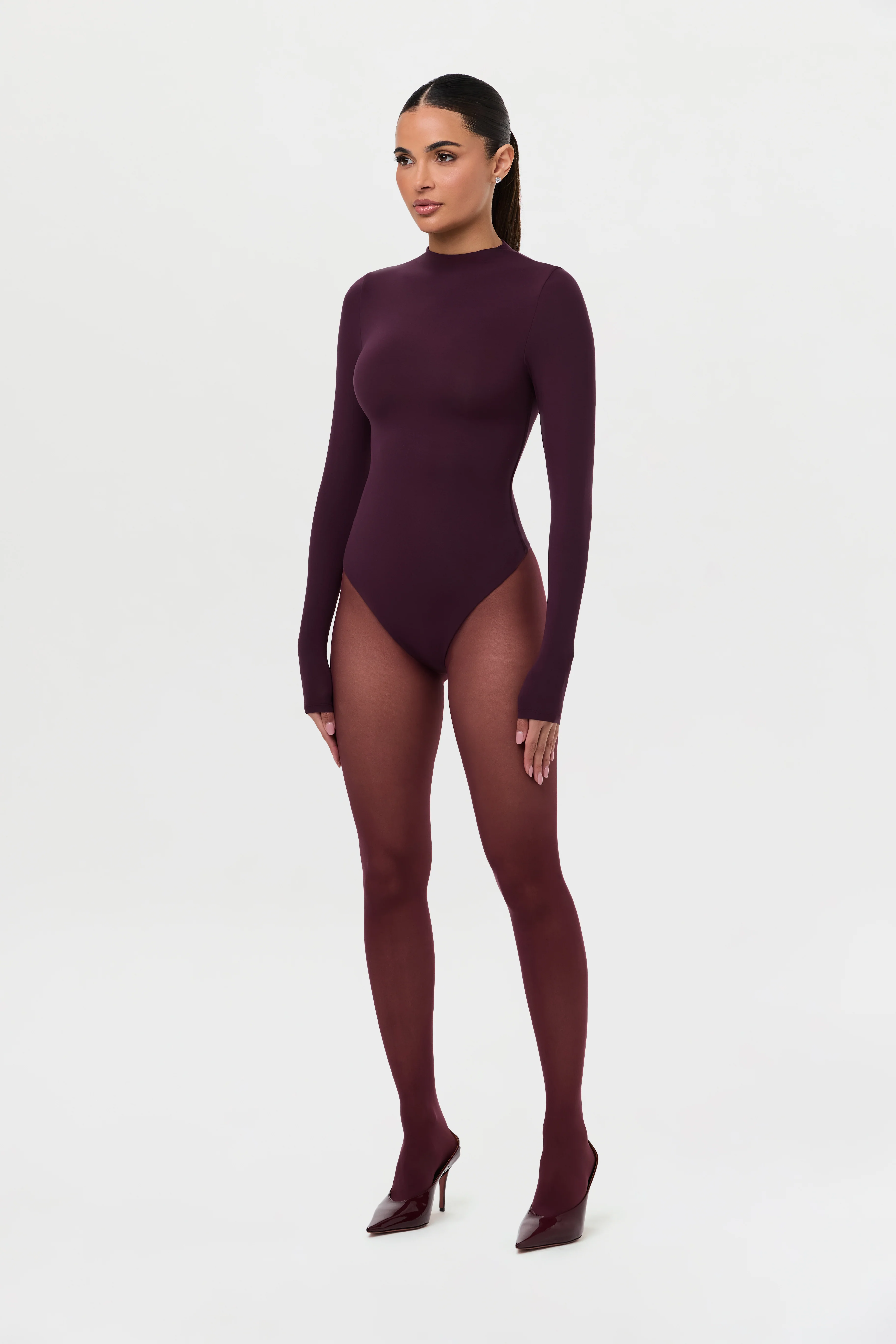 Naked Mock Neck Bodysuit - Image 15