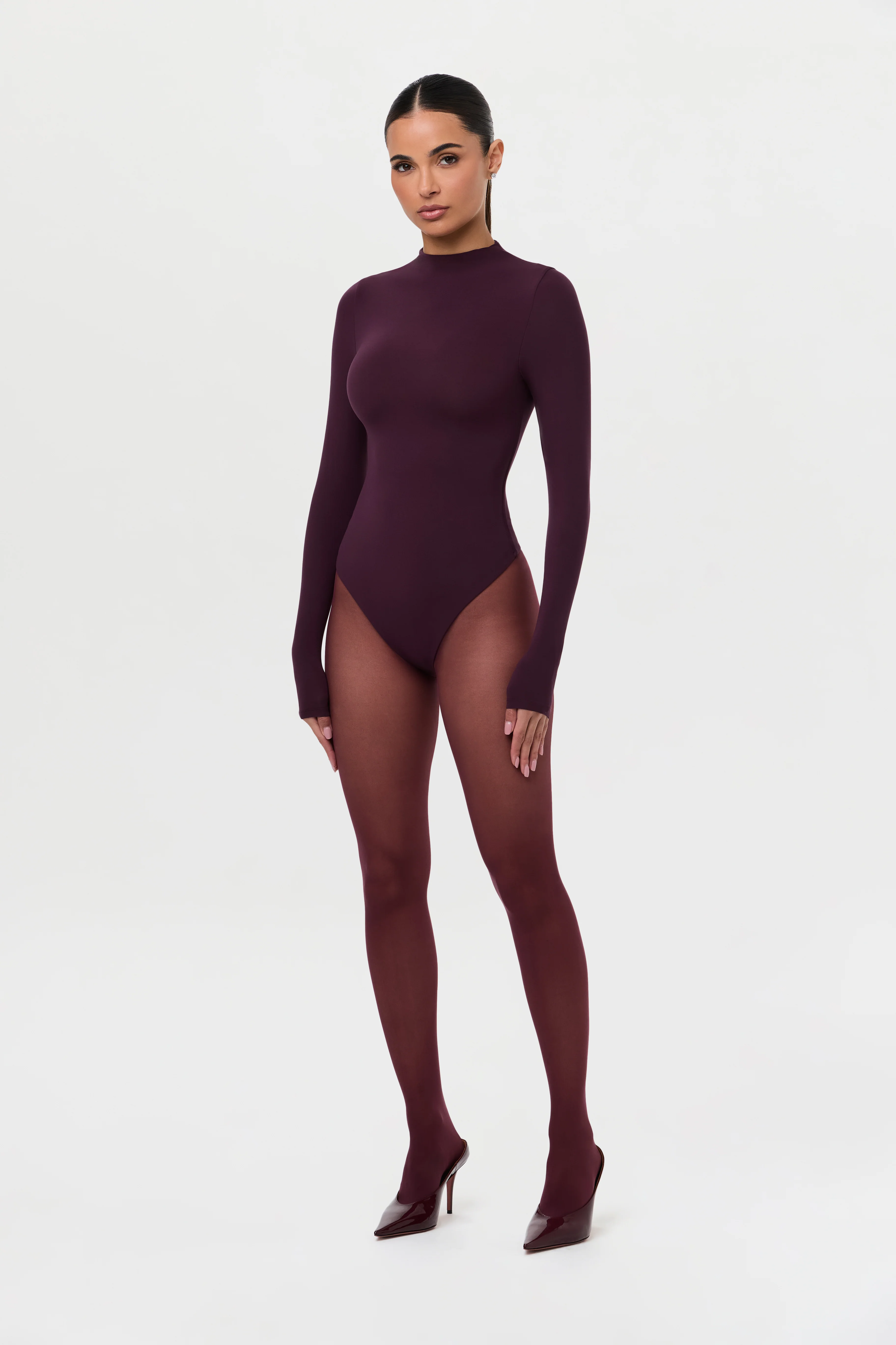 Naked Mock Neck Bodysuit - Image 16