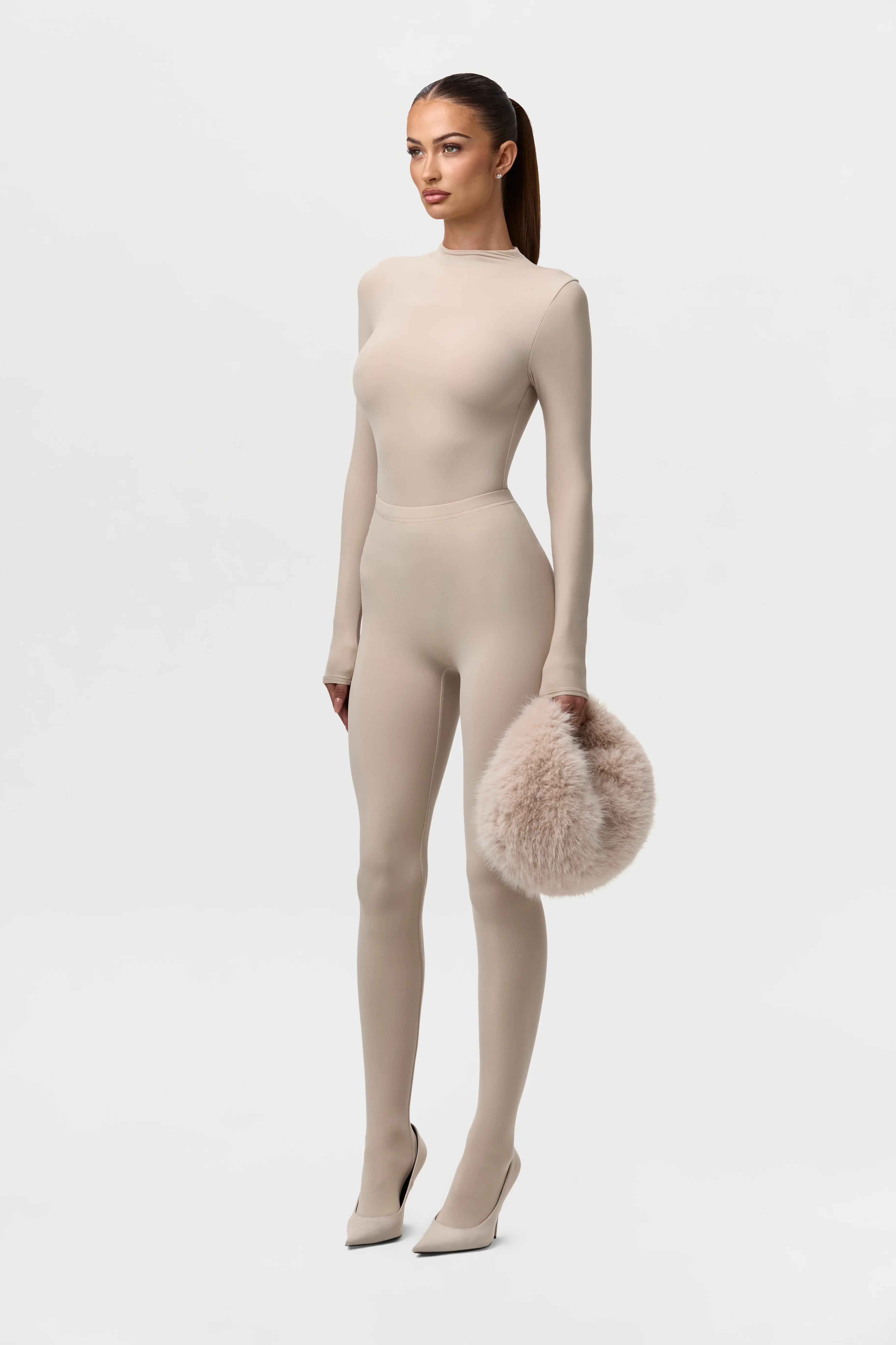 Naked Mock Neck Bodysuit - Image 22