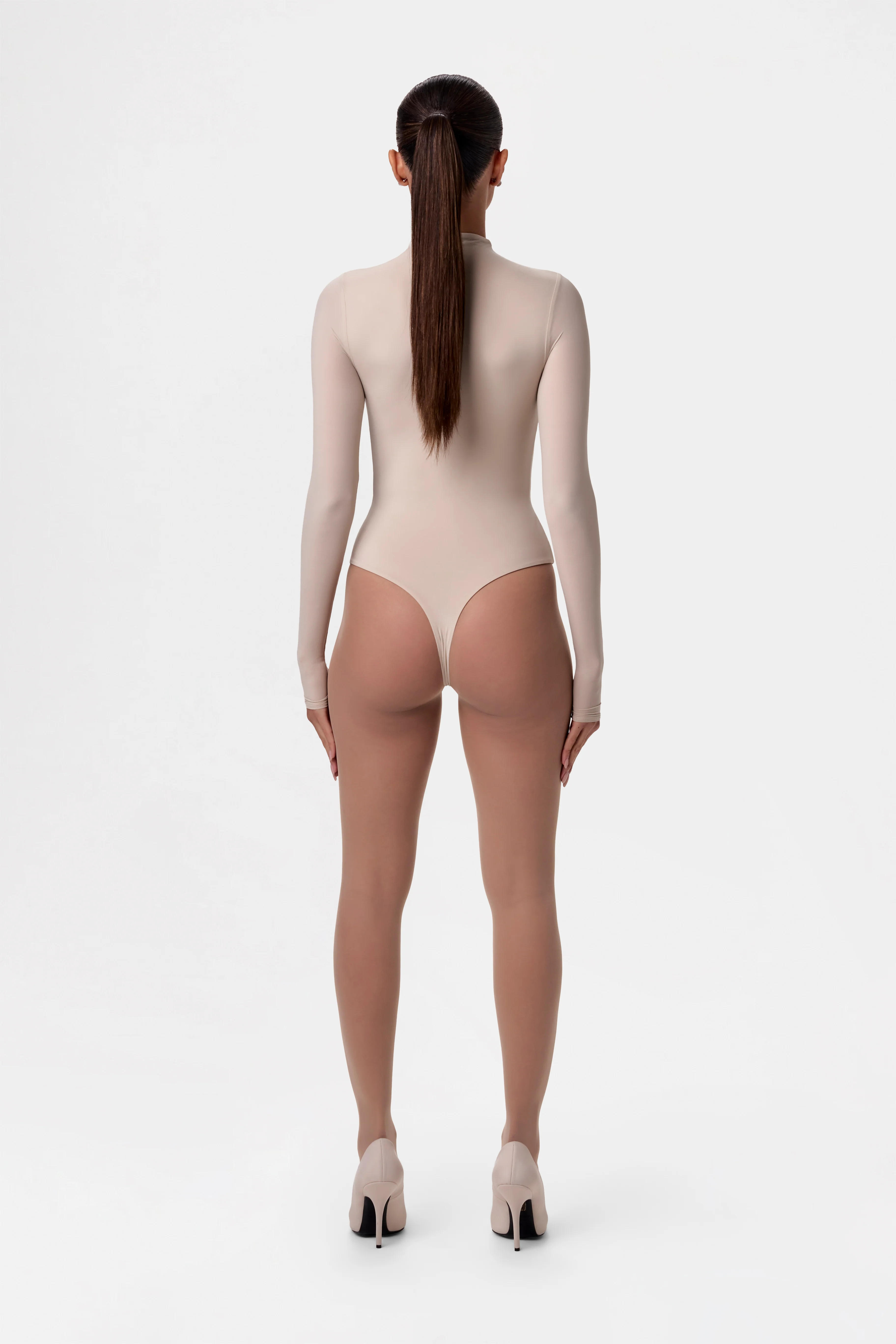 Naked Mock Neck Bodysuit - Image 25