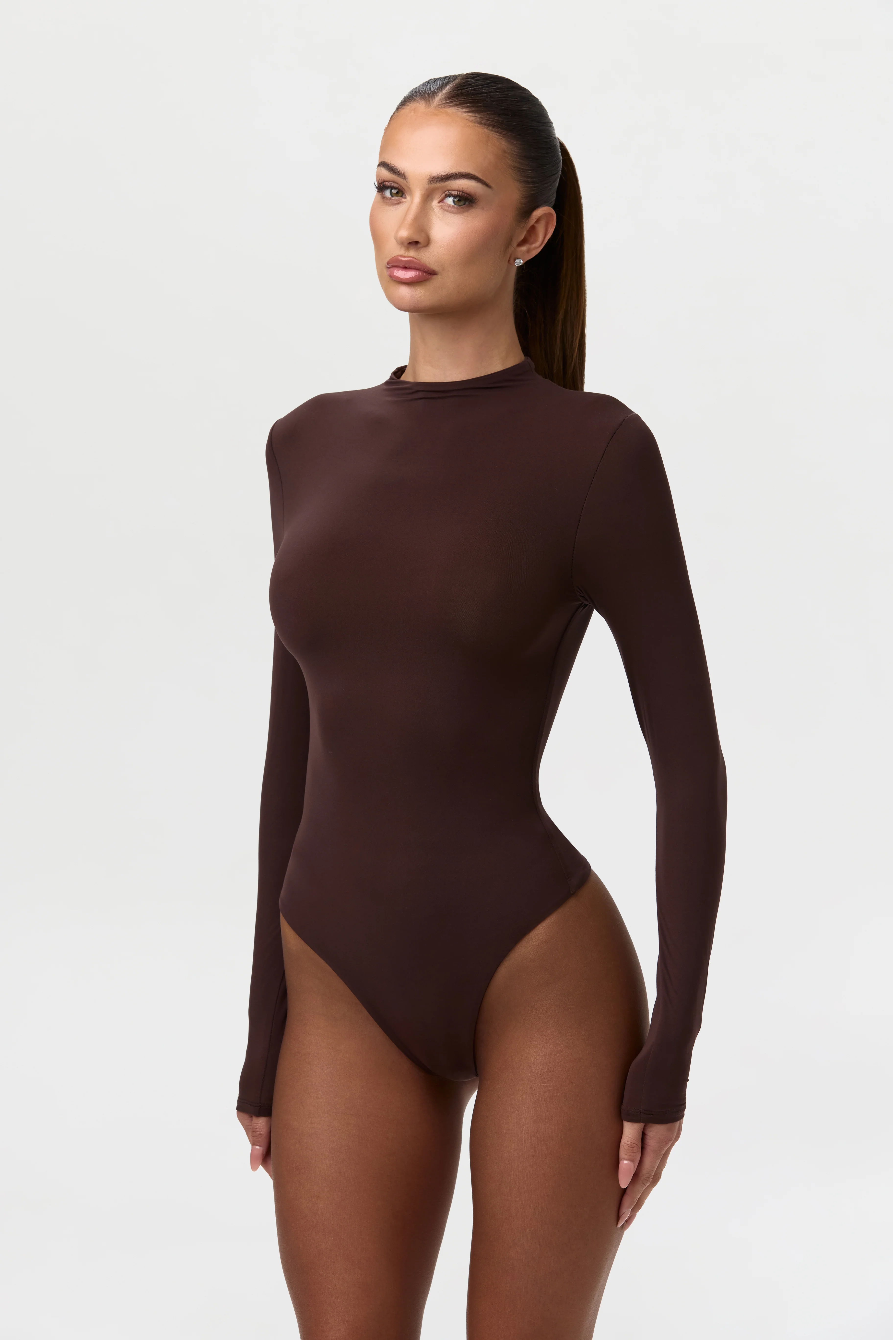 Naked Mock Neck Bodysuit - Image 28