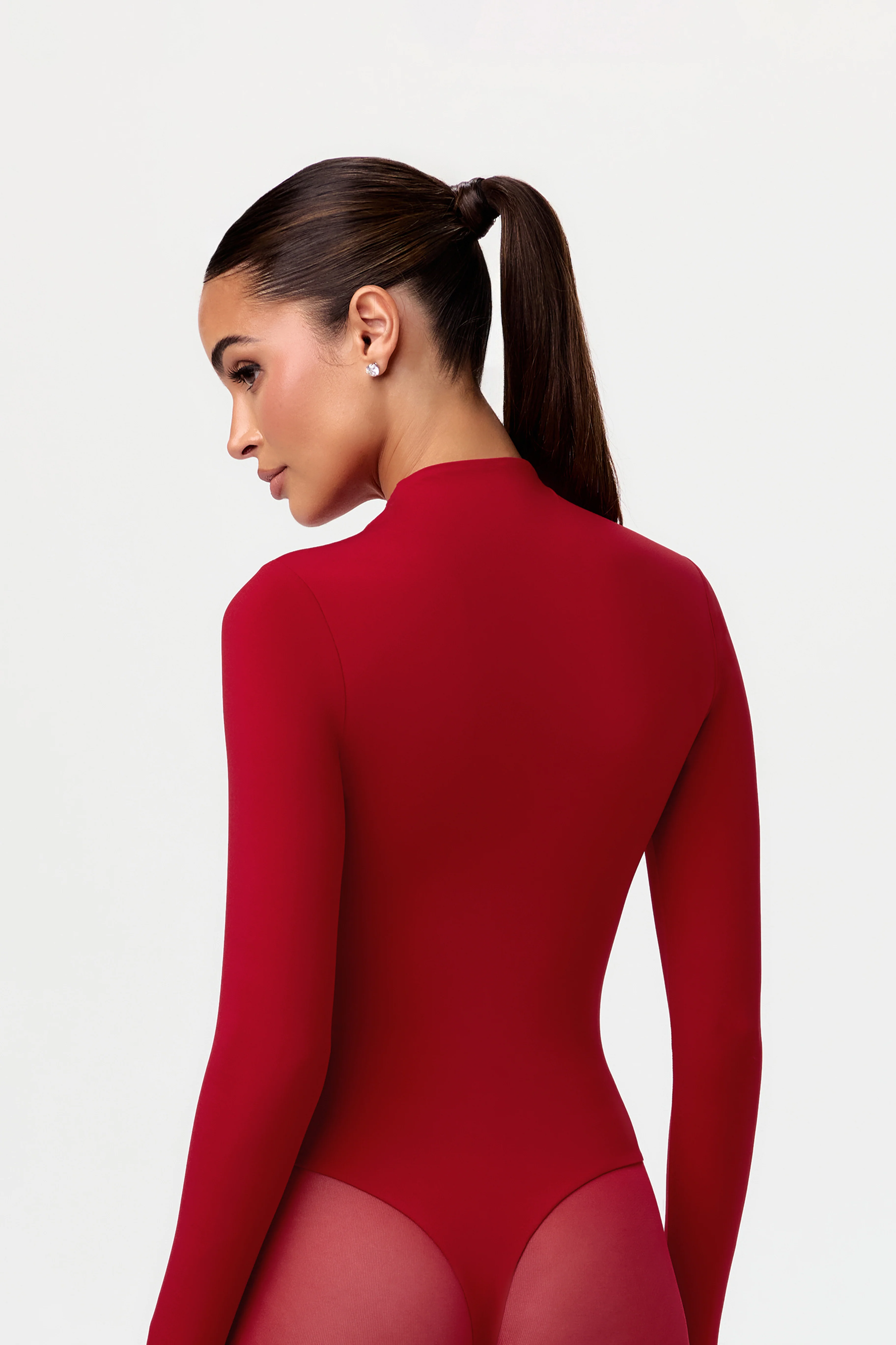 Naked Mock Neck Bodysuit - Image 3