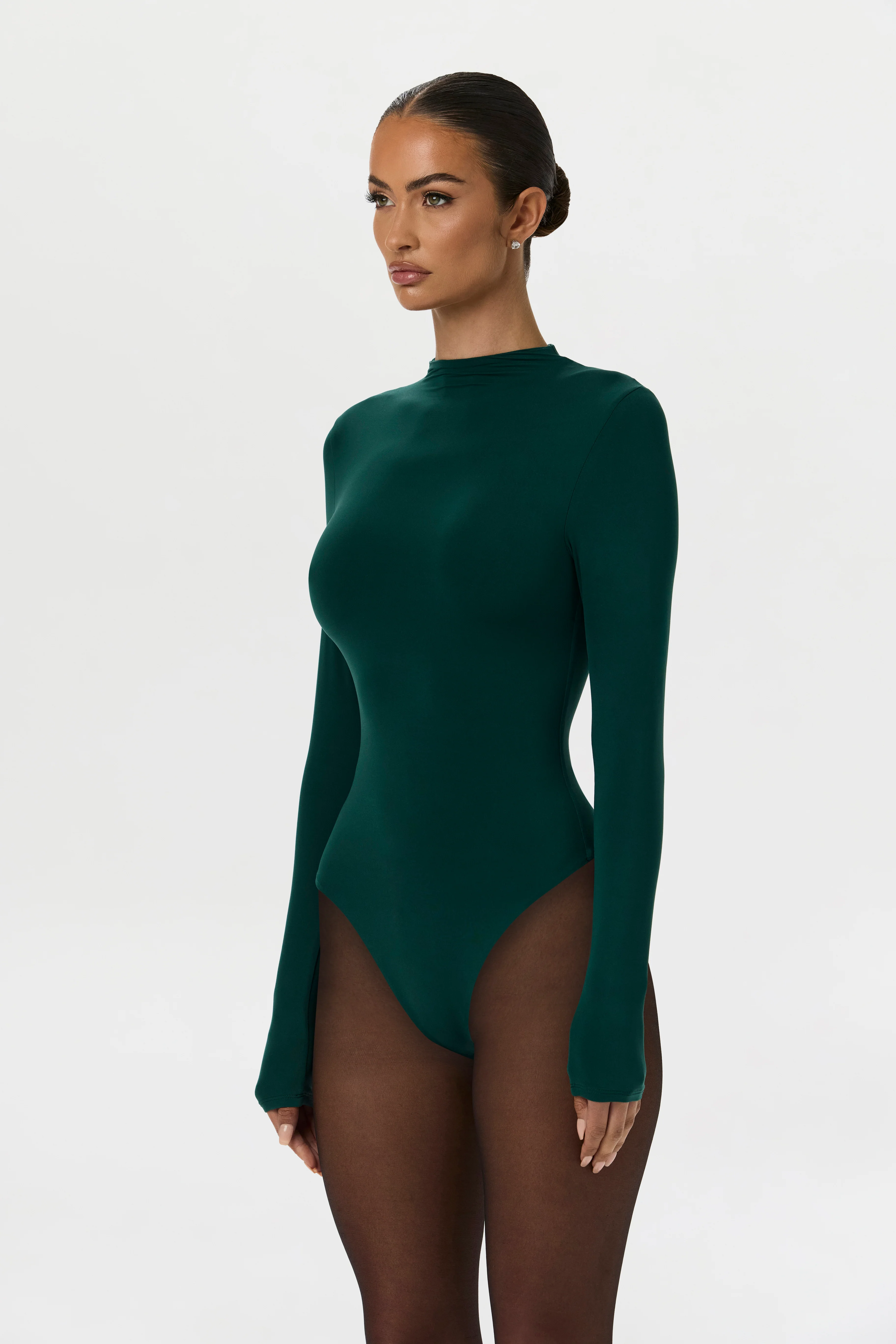Naked Mock Neck Bodysuit - Image 6