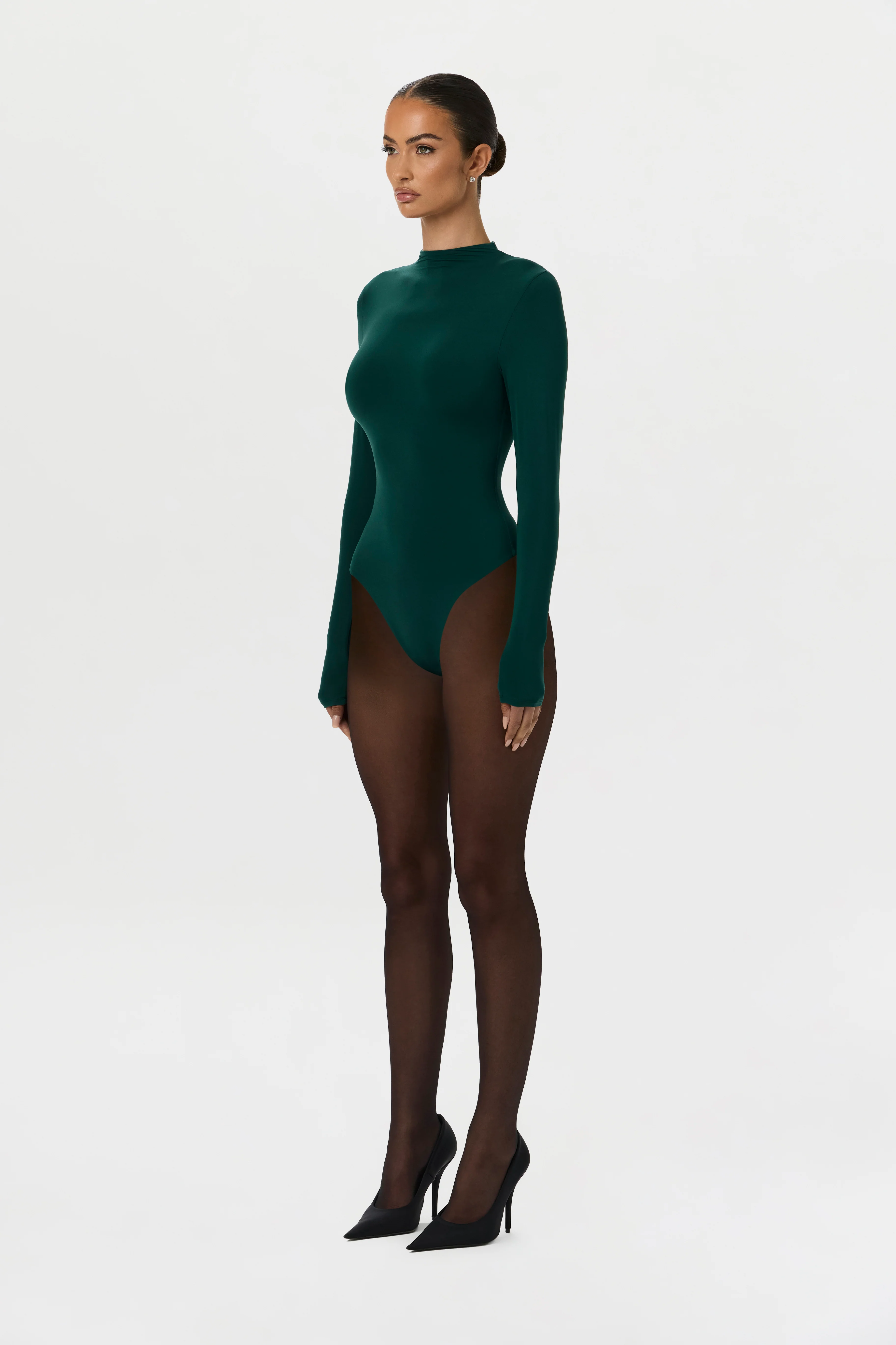 Naked Mock Neck Bodysuit - Image 7