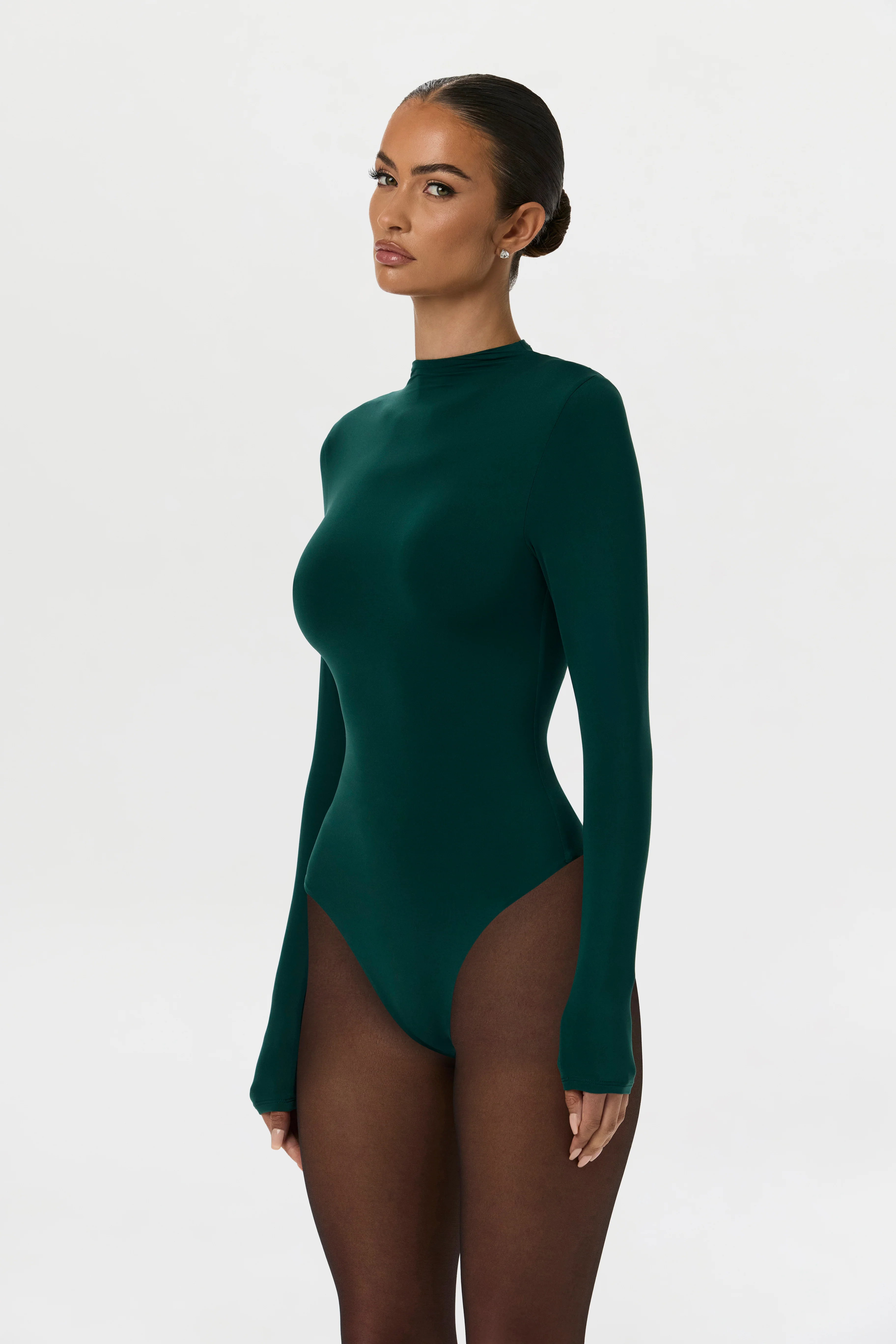 Naked Mock Neck Bodysuit - Image 9