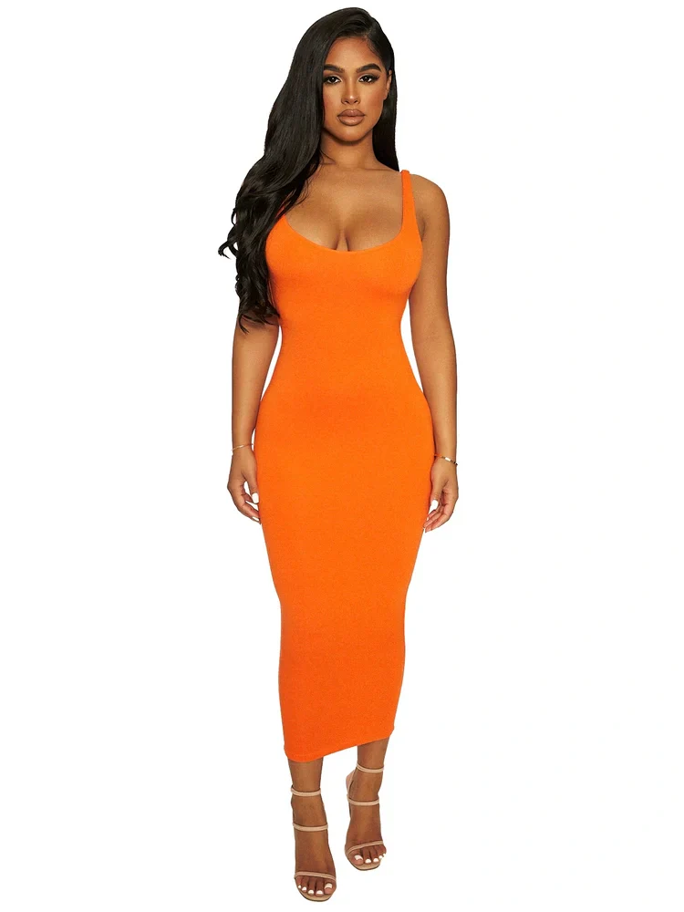 NW Sculpt Tank Midi Dress - Image 36